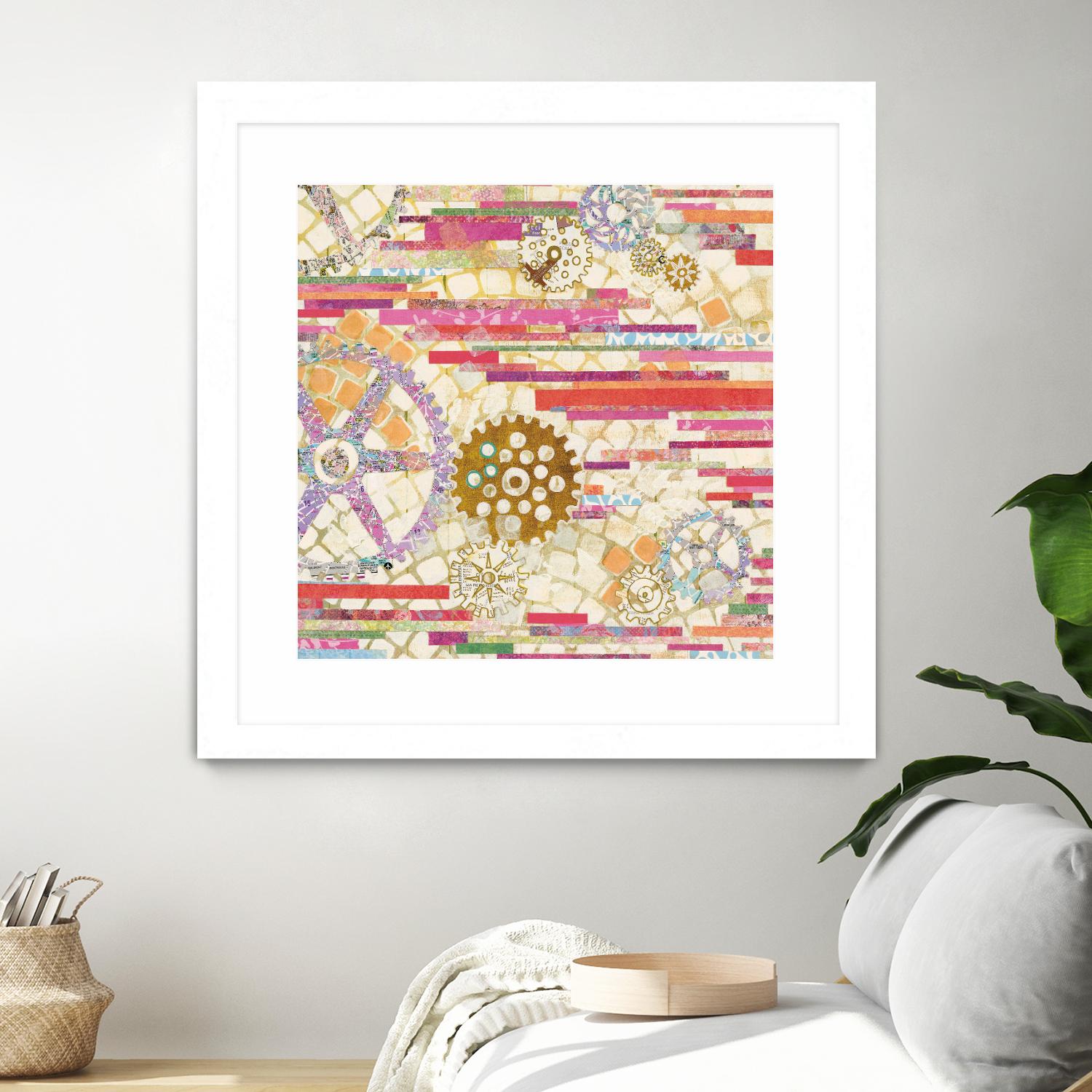 EU Timetable II on by Kathy Ferguson on GIANT ART - beige abstract