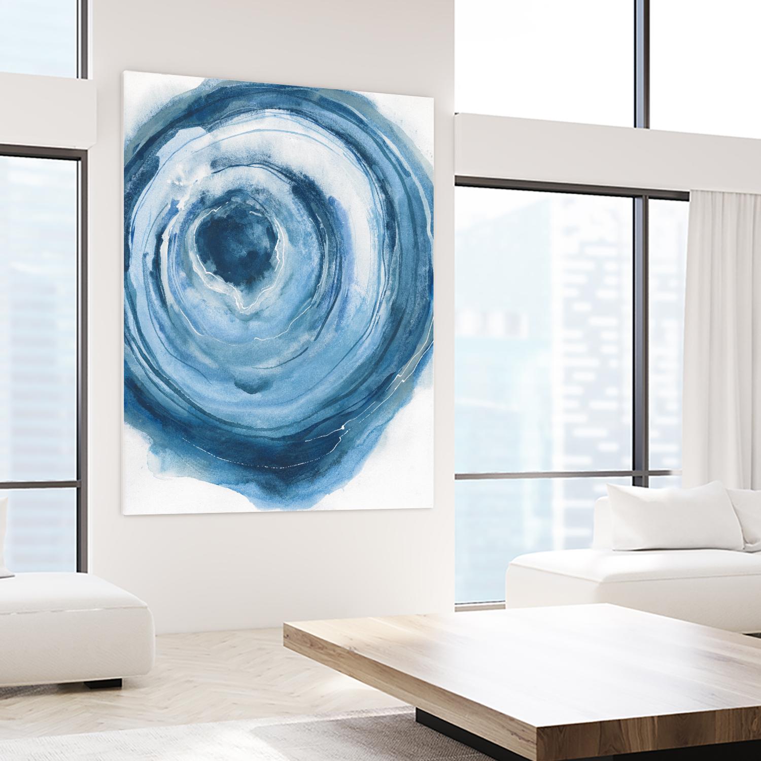 Watercolor Geode III by Chris Paschke on GIANT ART - white abstract