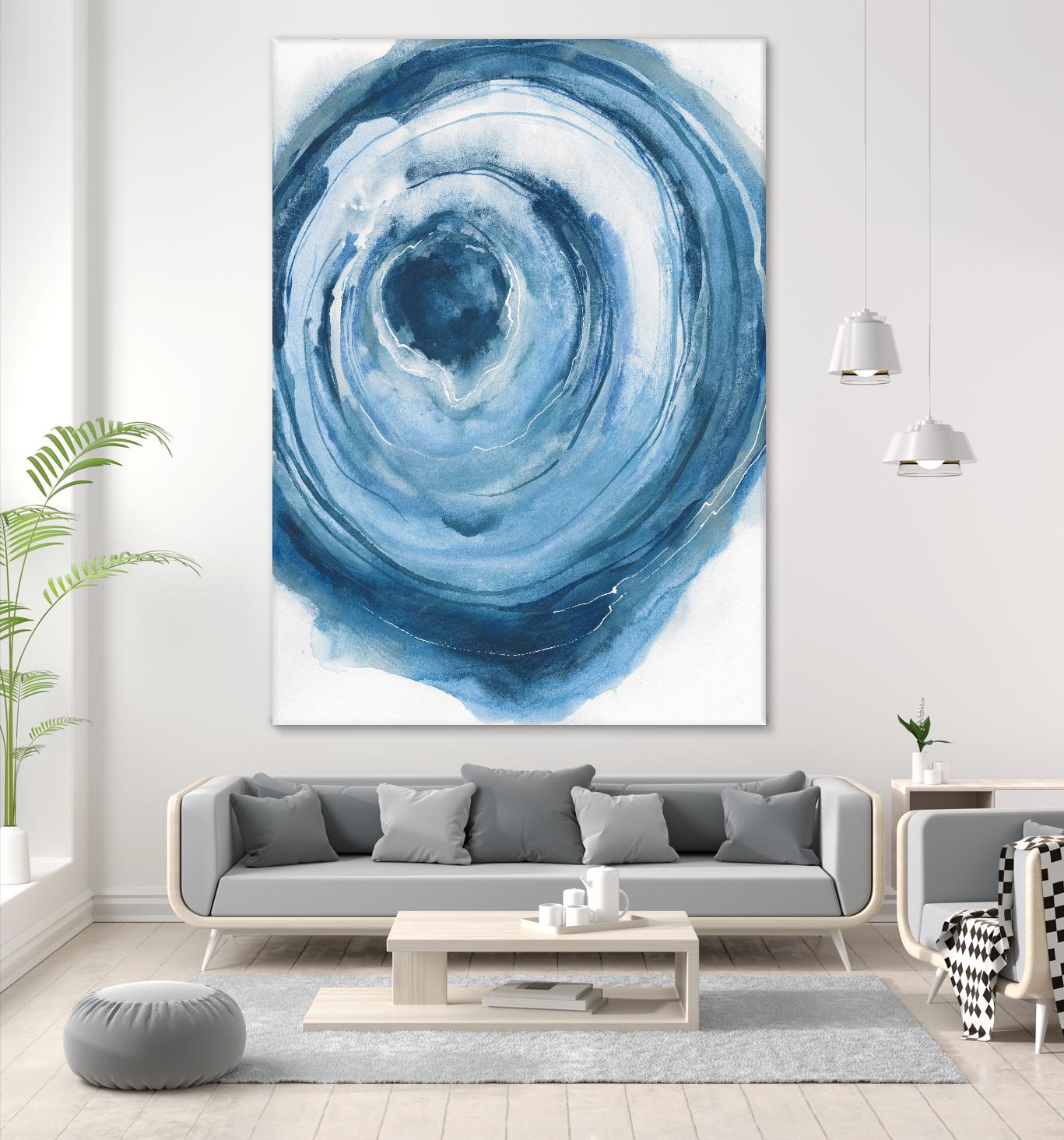 Watercolor Geode III by Chris Paschke on GIANT ART - white abstract
