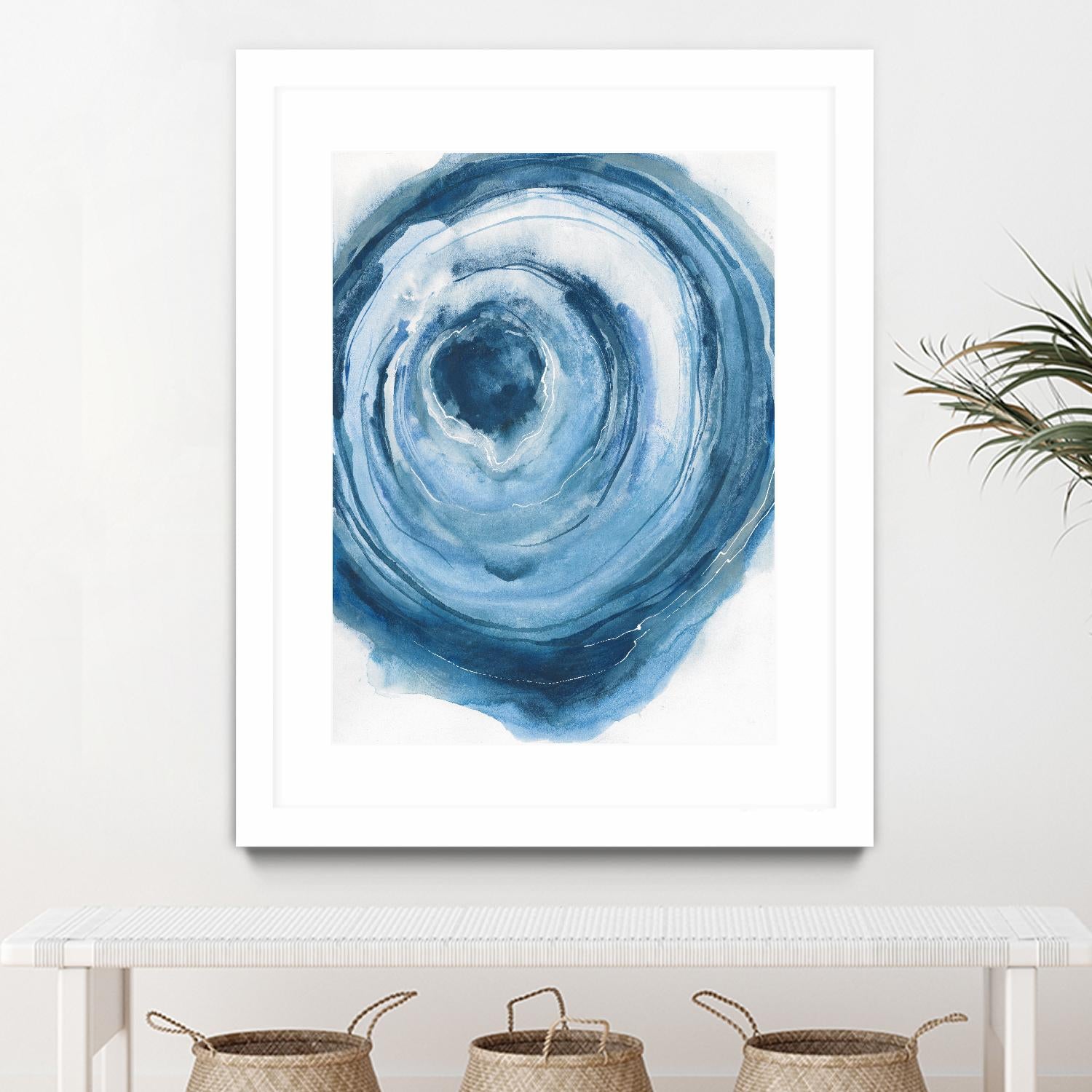 Watercolor Geode III by Chris Paschke on GIANT ART - white abstract