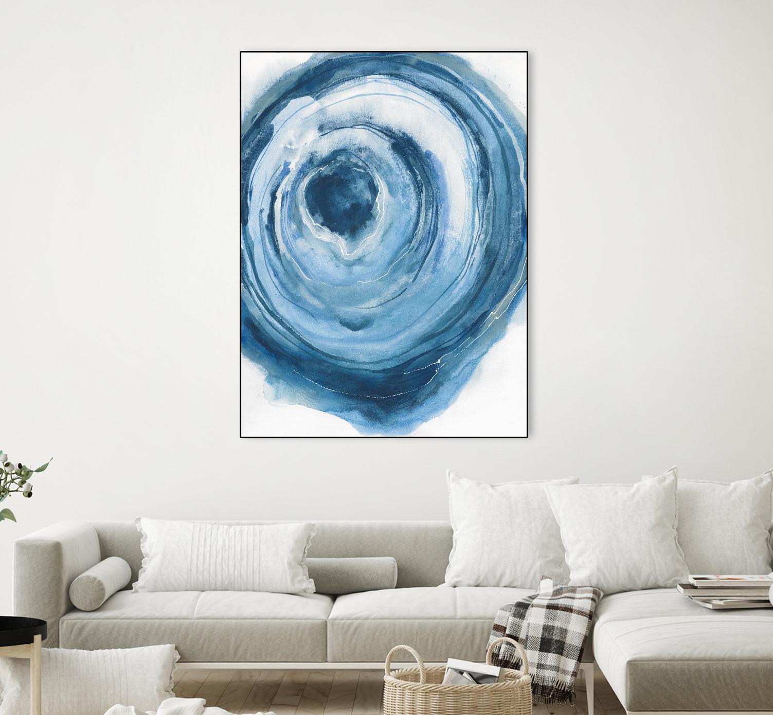 Watercolor Geode III by Chris Paschke on GIANT ART - white abstract