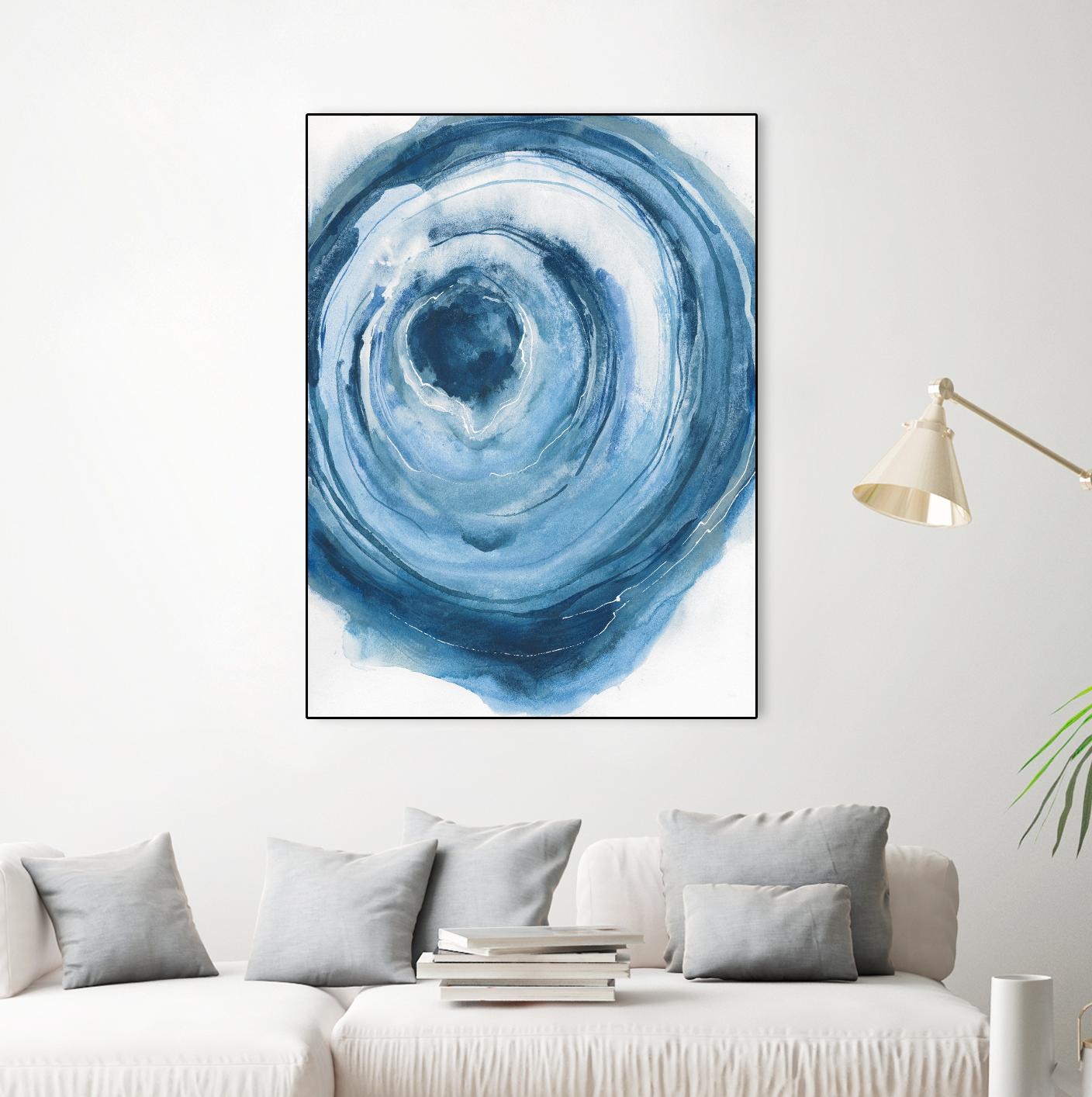 Watercolor Geode III by Chris Paschke on GIANT ART - white abstract