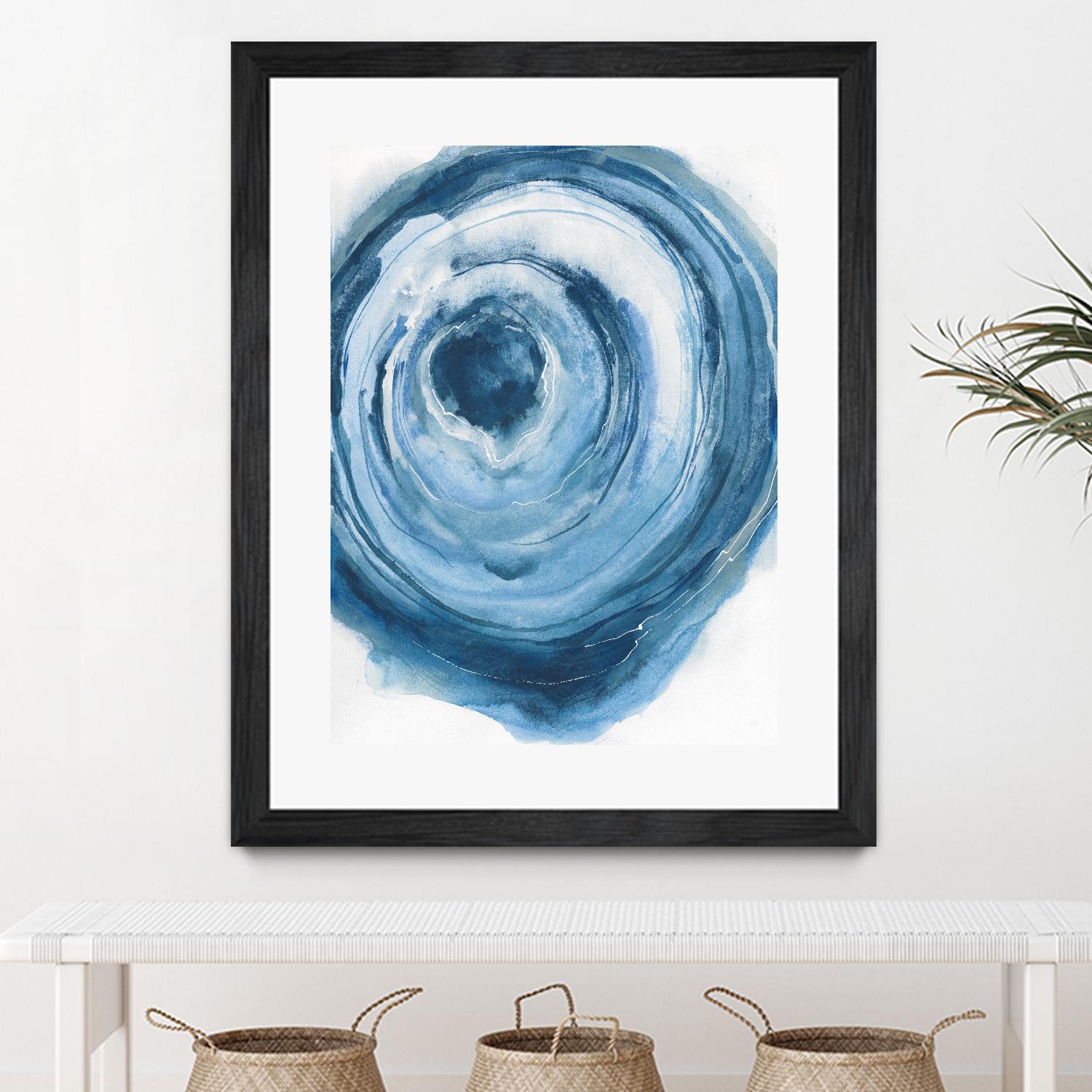 Watercolor Geode III by Chris Paschke on GIANT ART - white abstract