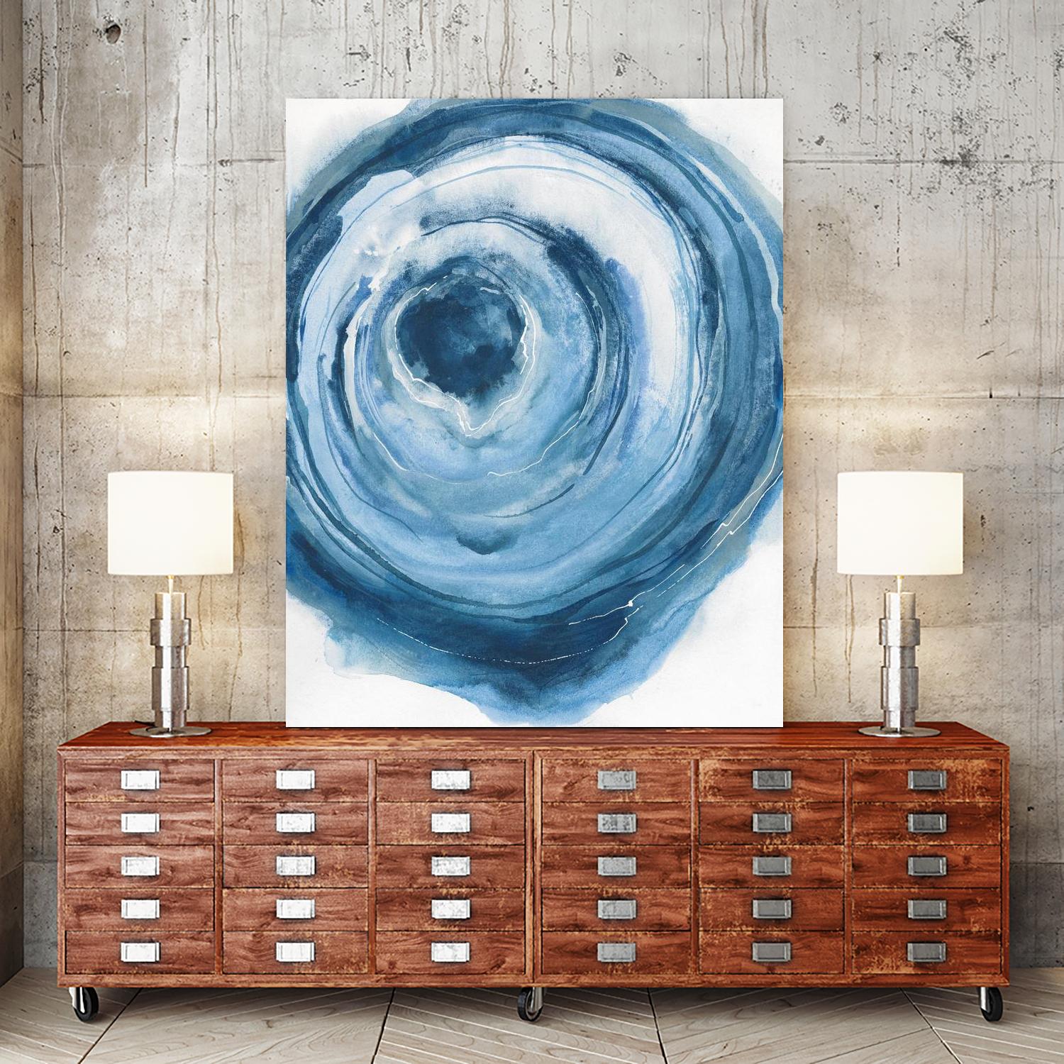 Watercolor Geode III by Chris Paschke on GIANT ART - white abstract