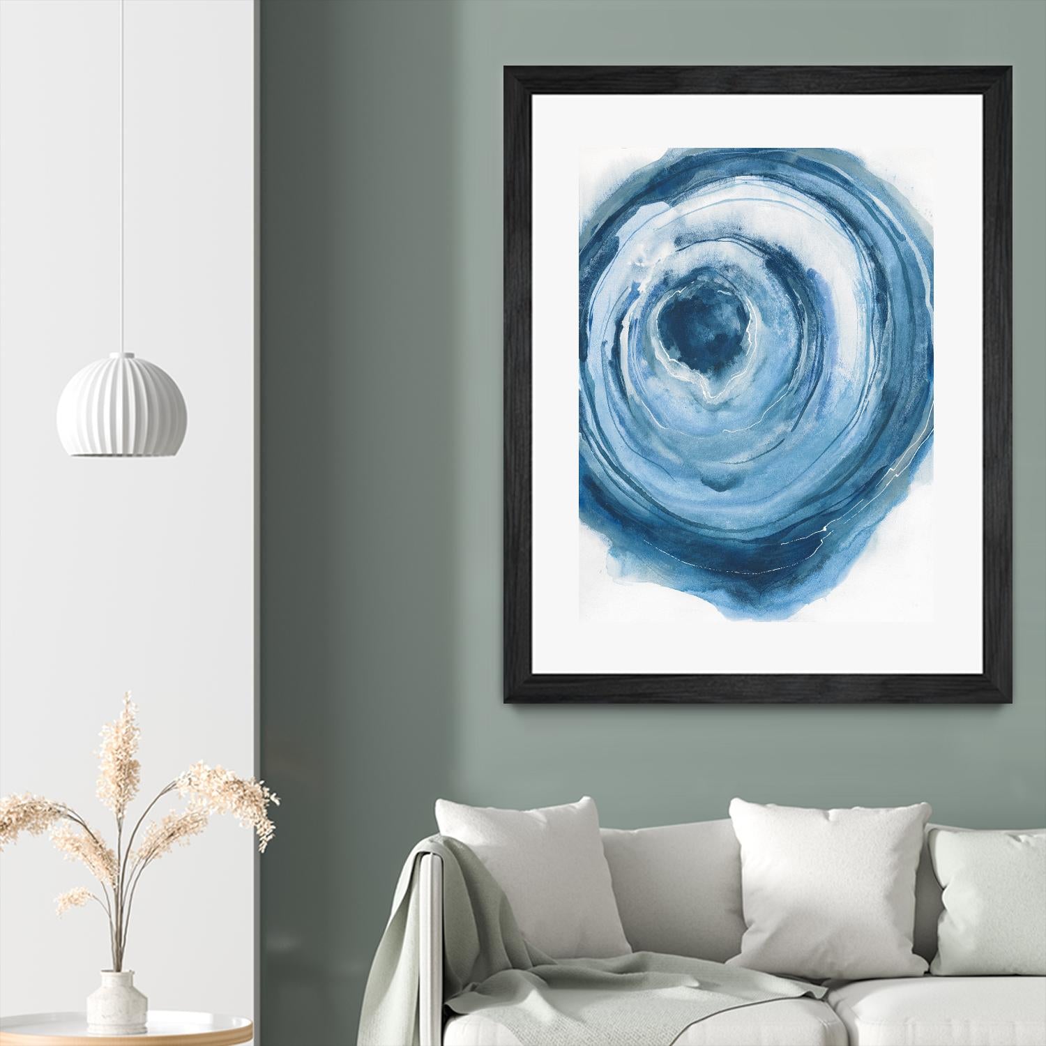 Watercolor Geode III by Chris Paschke on GIANT ART - white abstract