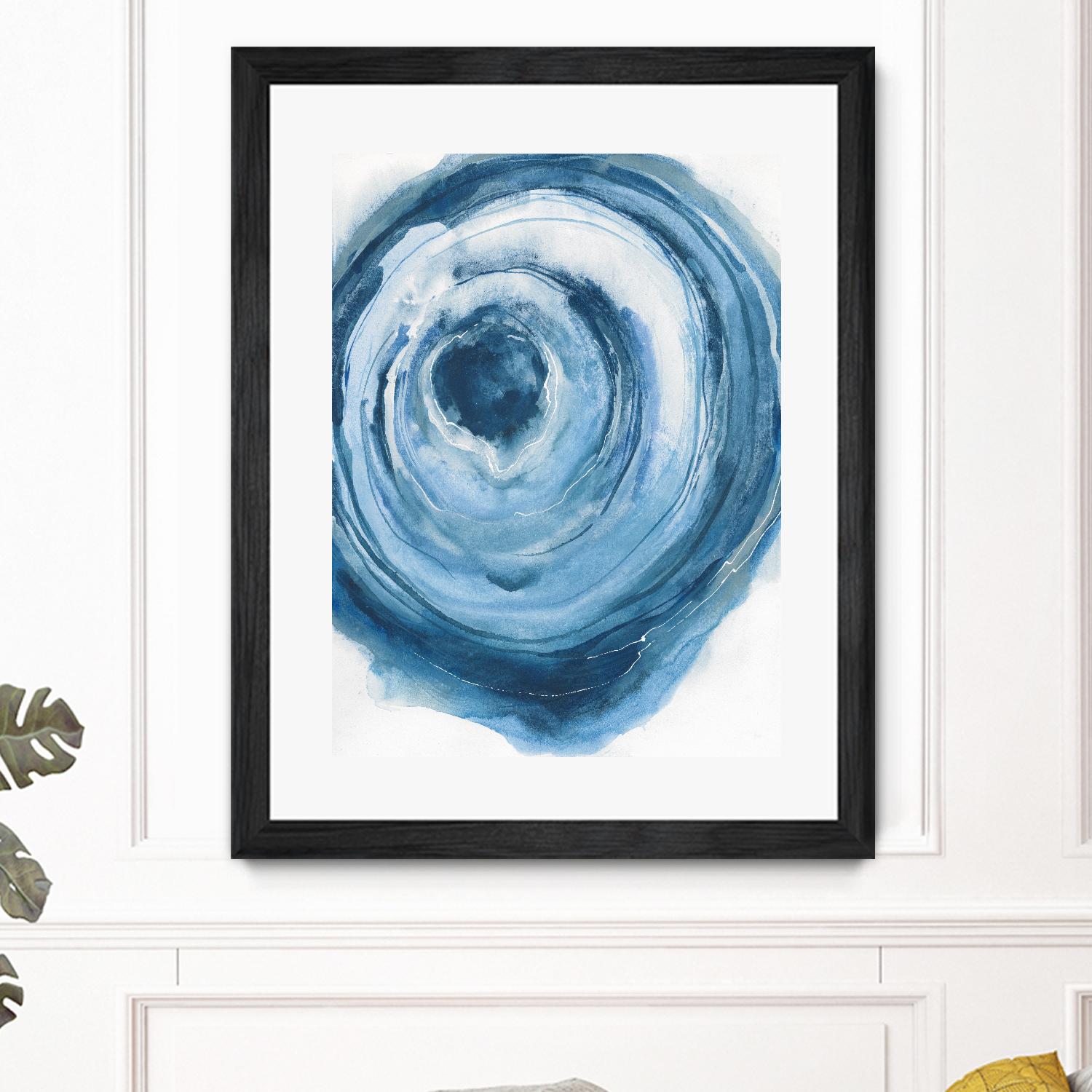 Watercolor Geode III by Chris Paschke on GIANT ART - white abstract