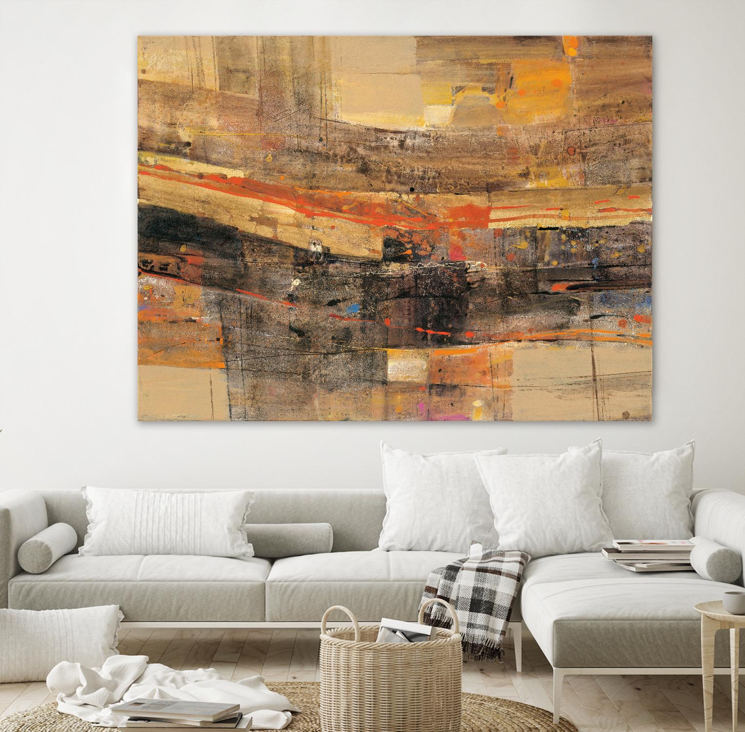 Natures Theater by Albena Hristova on GIANT ART - brown abstract