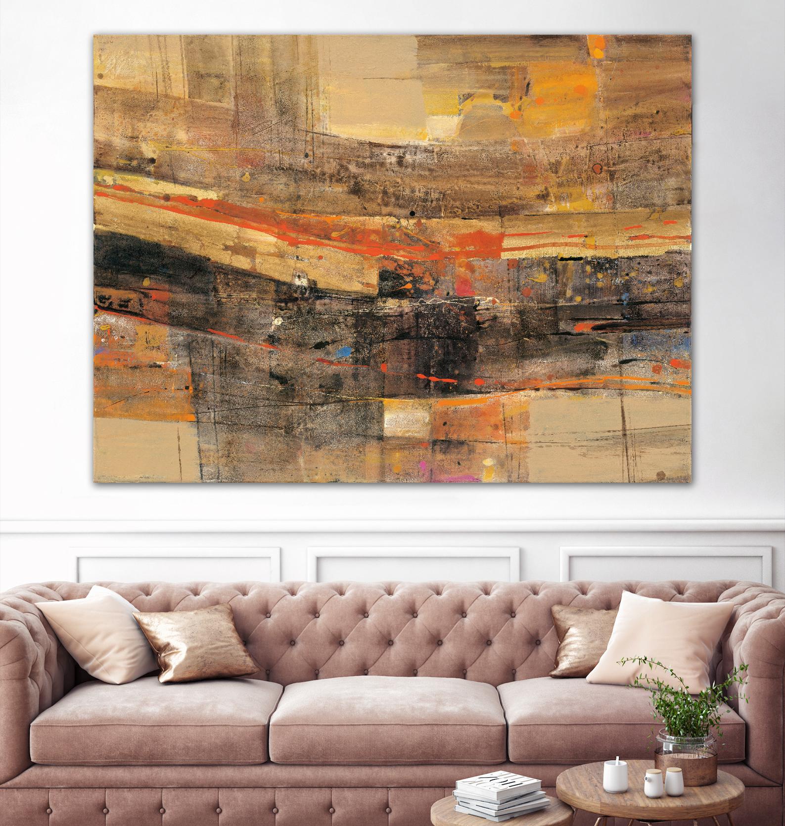 Natures Theater by Albena Hristova on GIANT ART - brown abstract