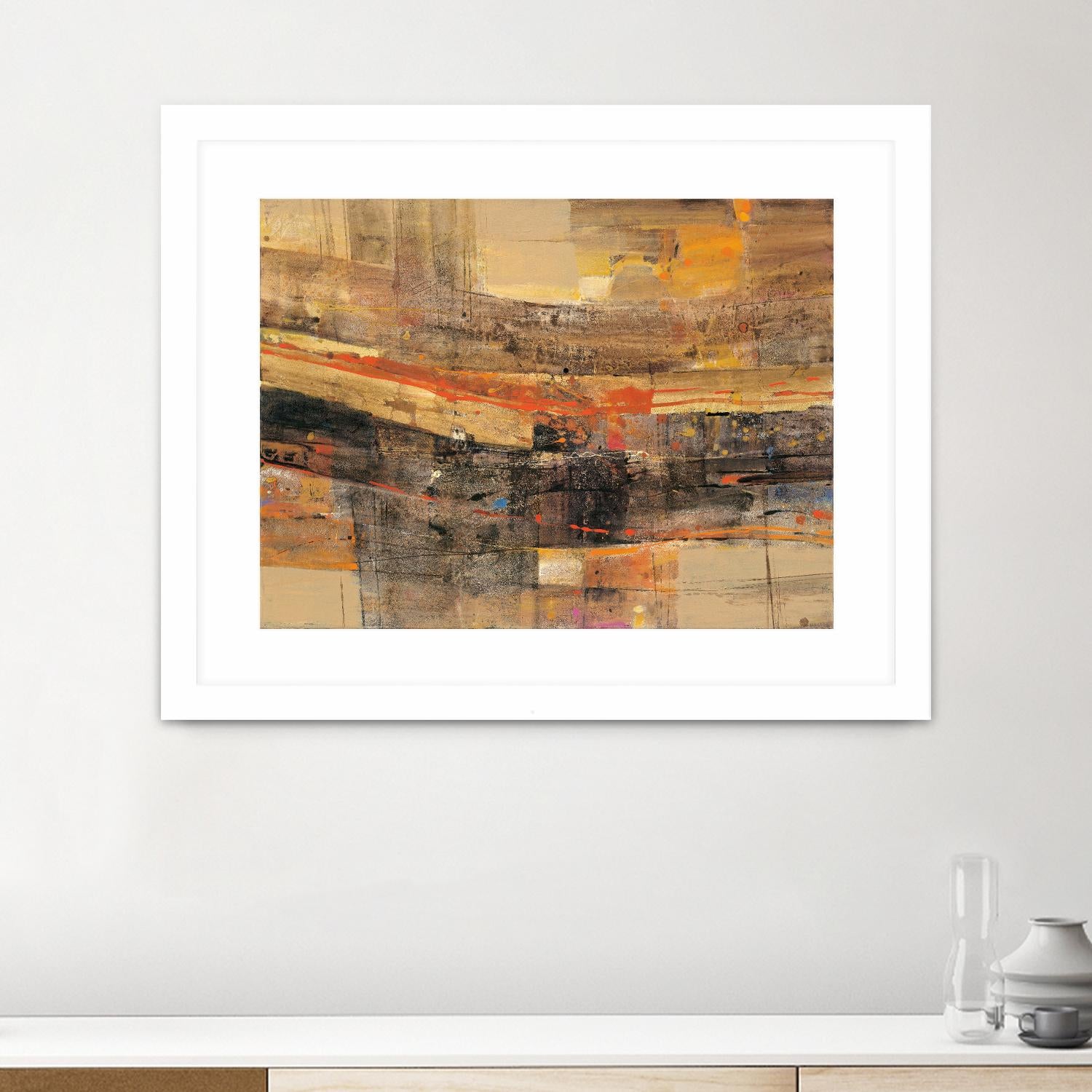 Natures Theater by Albena Hristova on GIANT ART - brown abstract