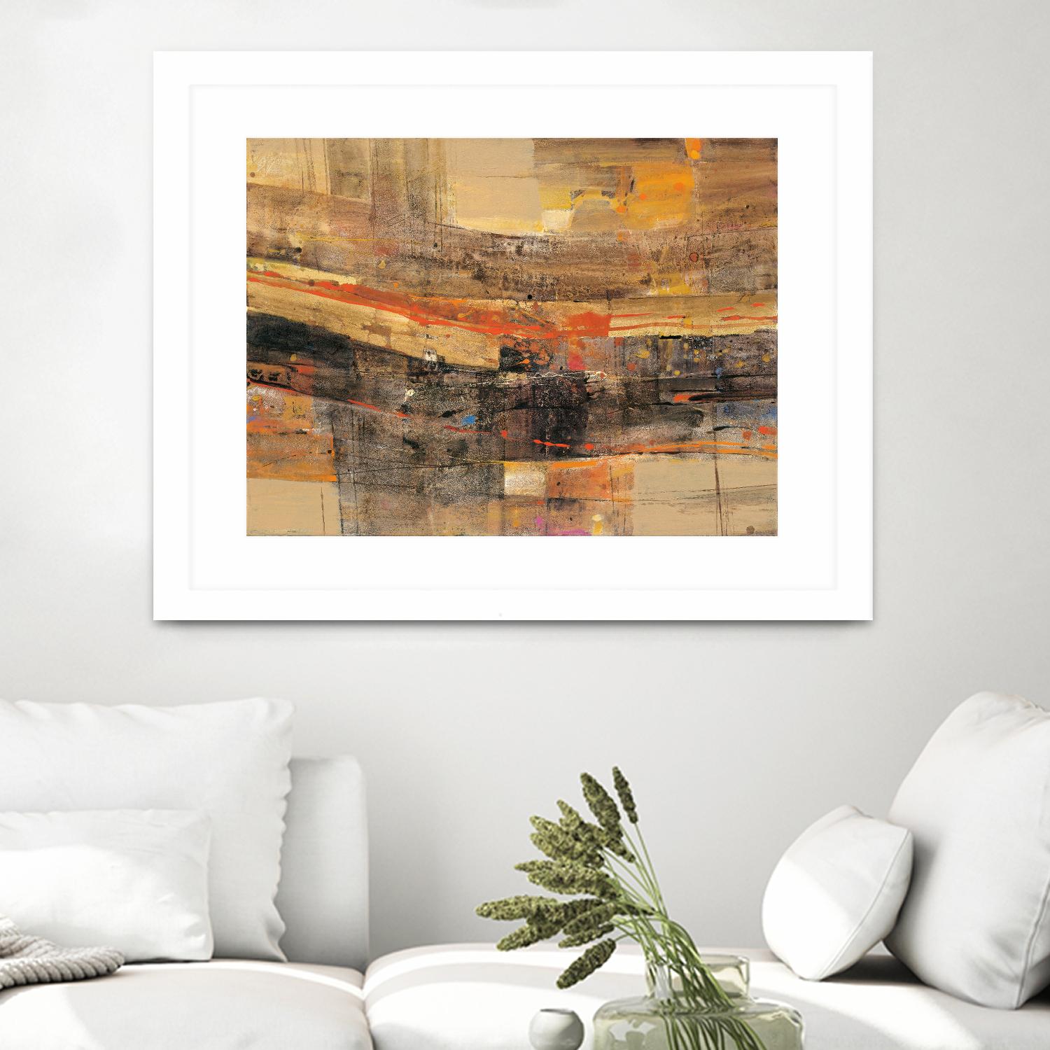 Natures Theater by Albena Hristova on GIANT ART - brown abstract