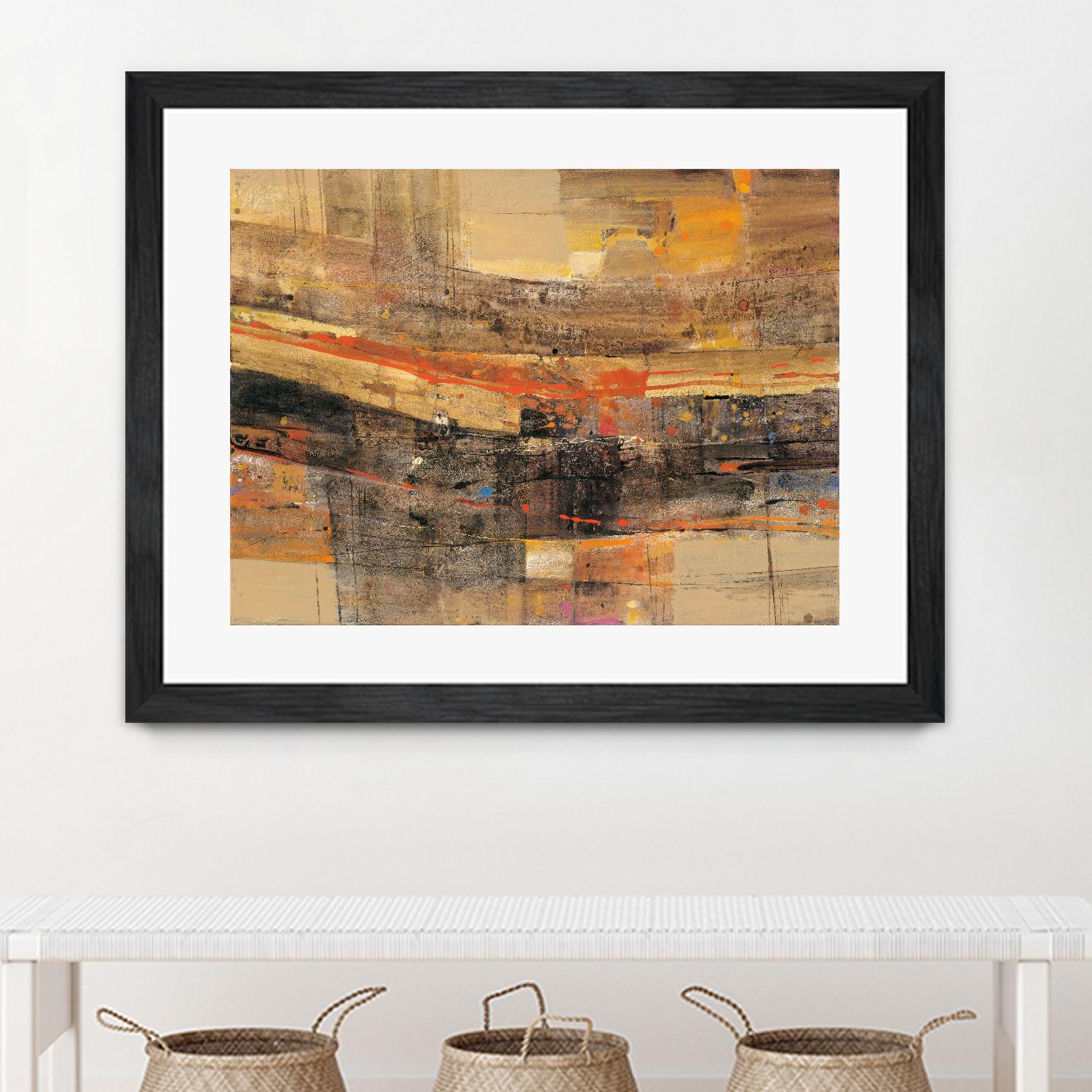 Natures Theater by Albena Hristova on GIANT ART - brown abstract