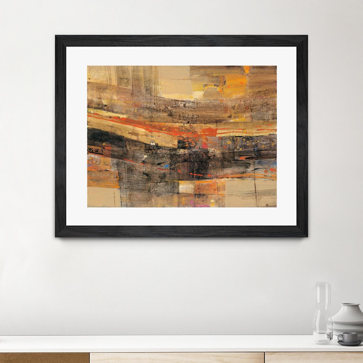 Natures Theater by Albena Hristova on GIANT ART - brown abstract