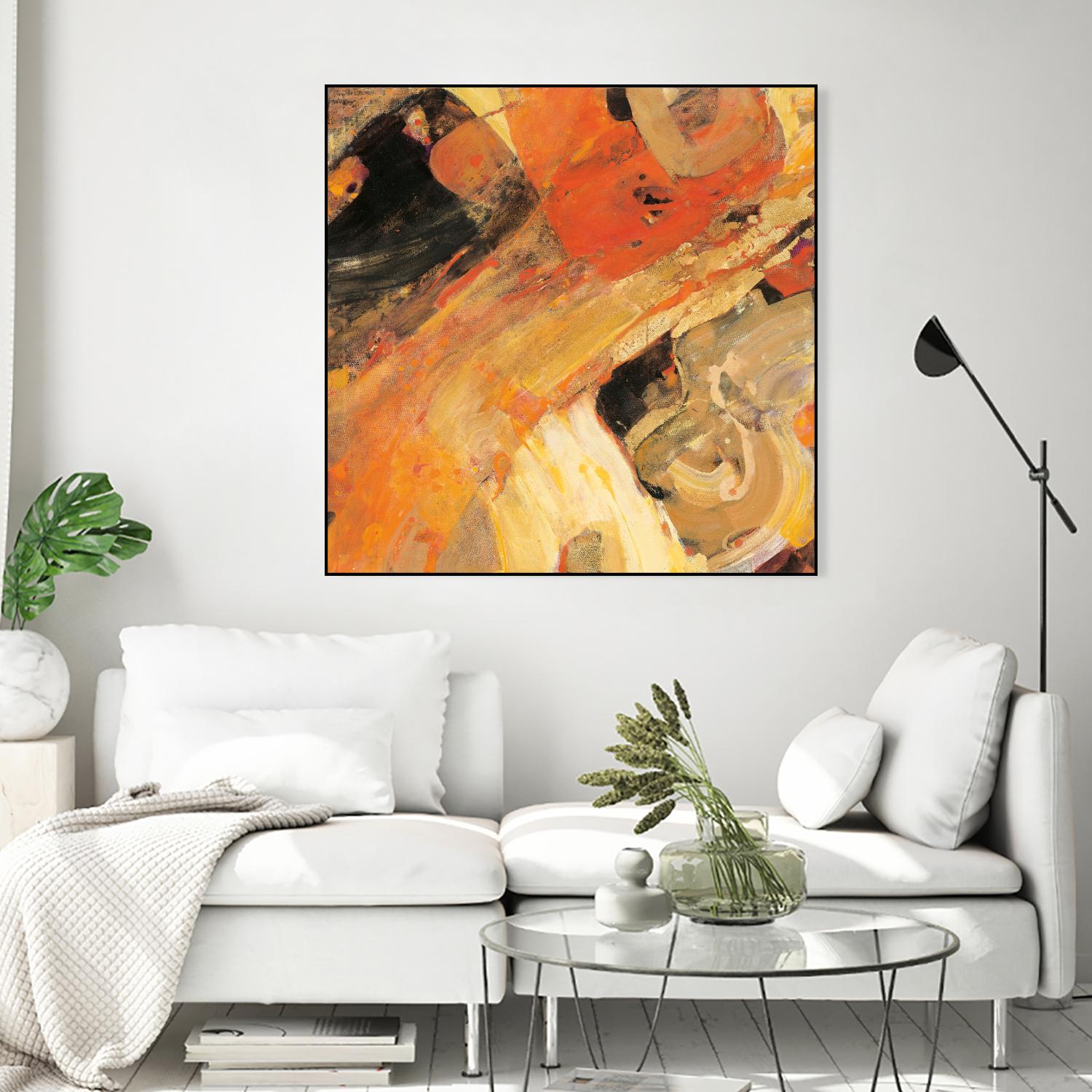 Moab by Albena Hristova on GIANT ART - yellow abstract