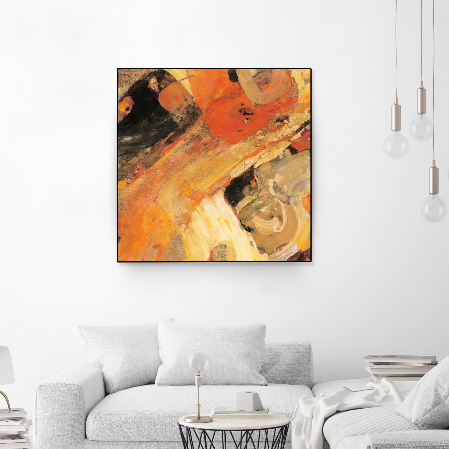 Moab by Albena Hristova on GIANT ART - yellow abstract