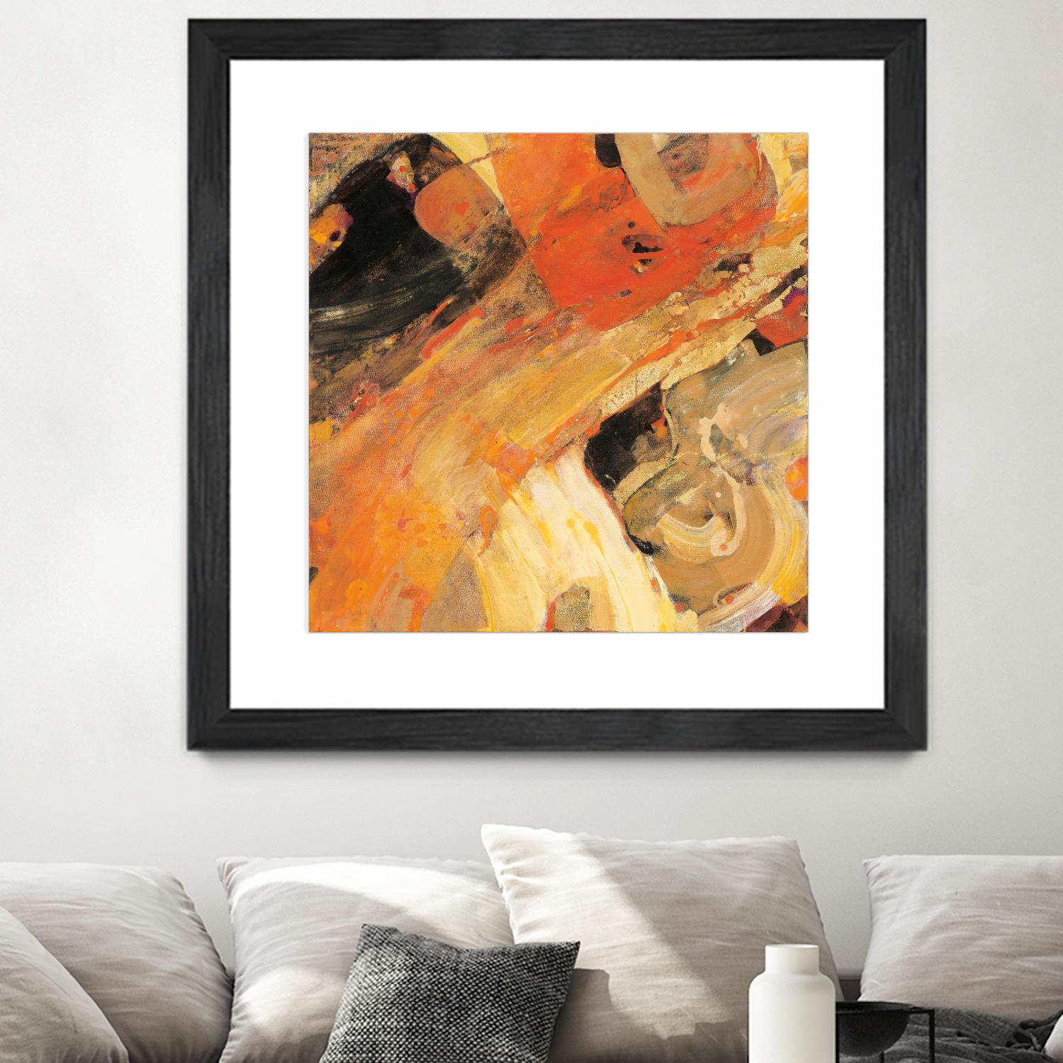 Moab by Albena Hristova on GIANT ART - yellow abstract