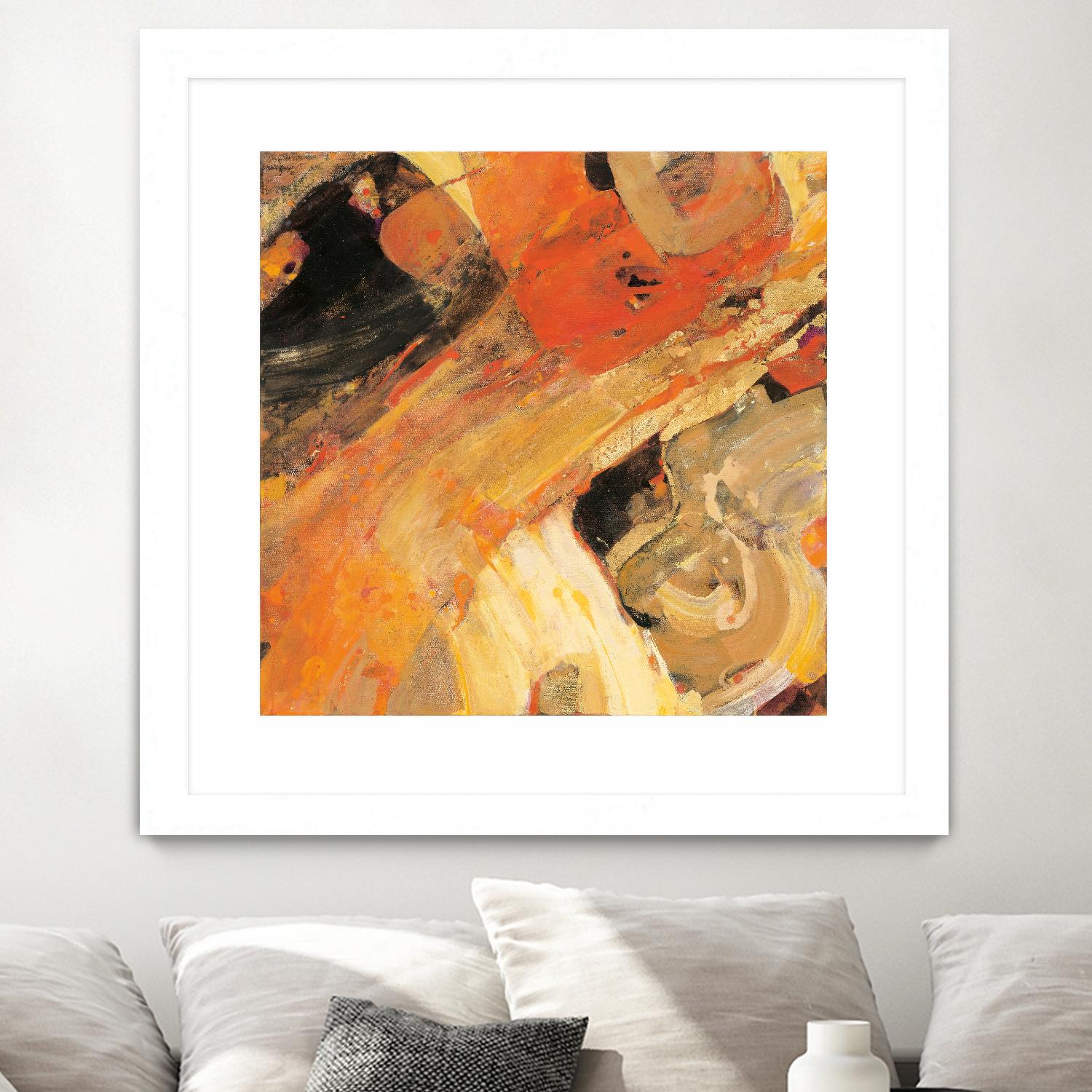 Moab by Albena Hristova on GIANT ART - yellow abstract