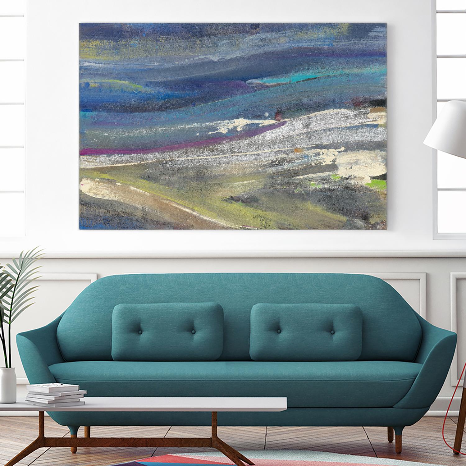 Highlands by Albena Hristova on GIANT ART - green abstract