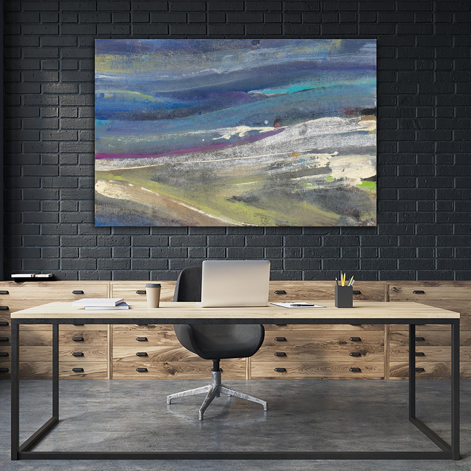 Highlands by Albena Hristova on GIANT ART - green abstract