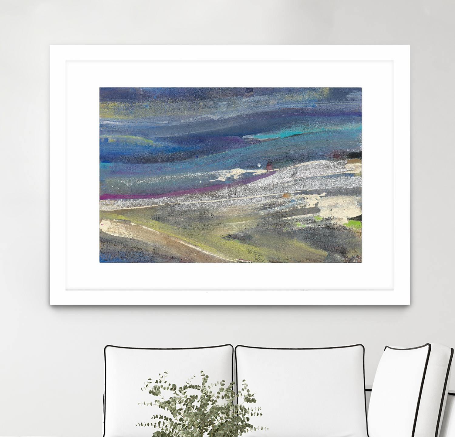 Highlands by Albena Hristova on GIANT ART - green abstract