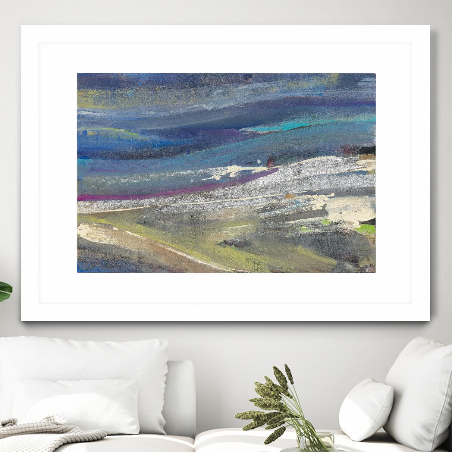 Highlands by Albena Hristova on GIANT ART - green abstract