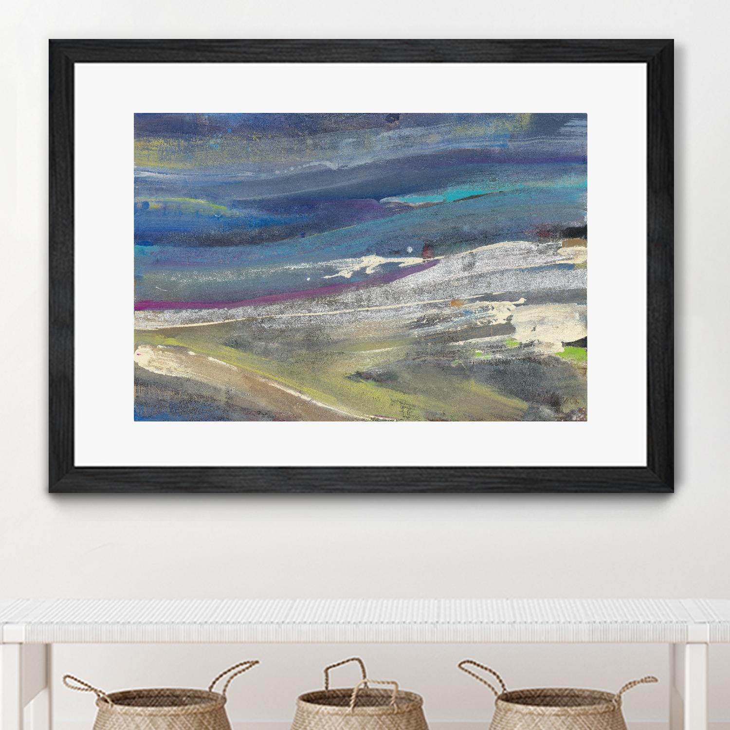 Highlands by Albena Hristova on GIANT ART - green abstract