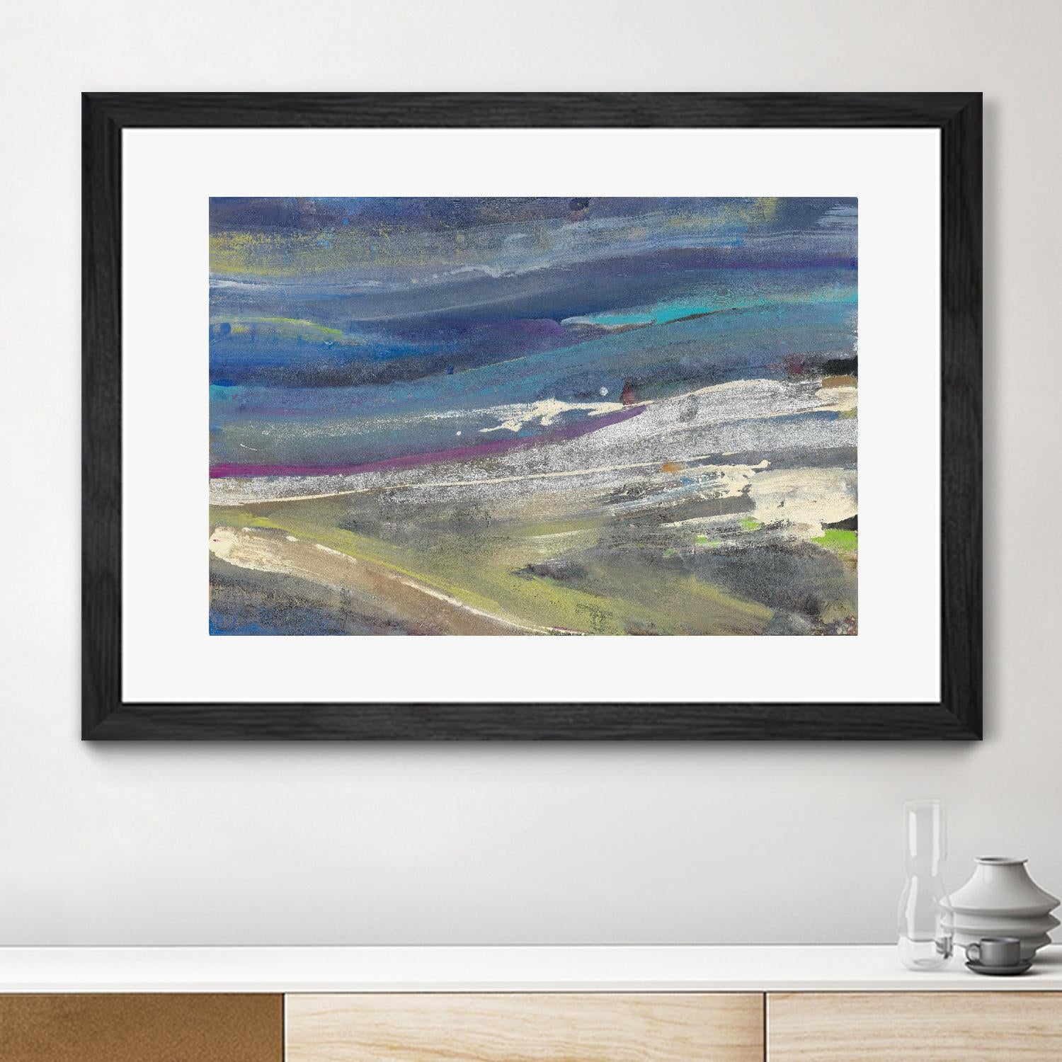 Highlands by Albena Hristova on GIANT ART - green abstract