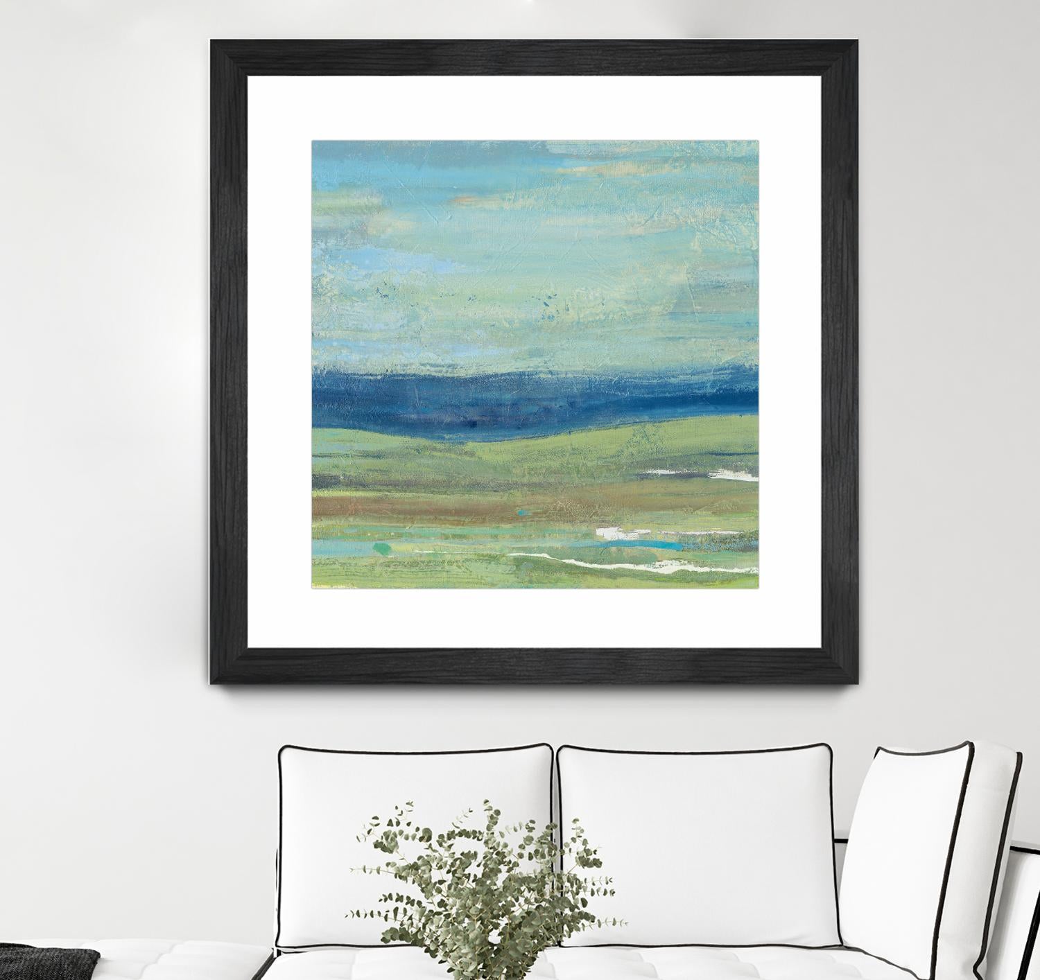 Azure Wave by Albena Hristova on GIANT ART - green sea scene