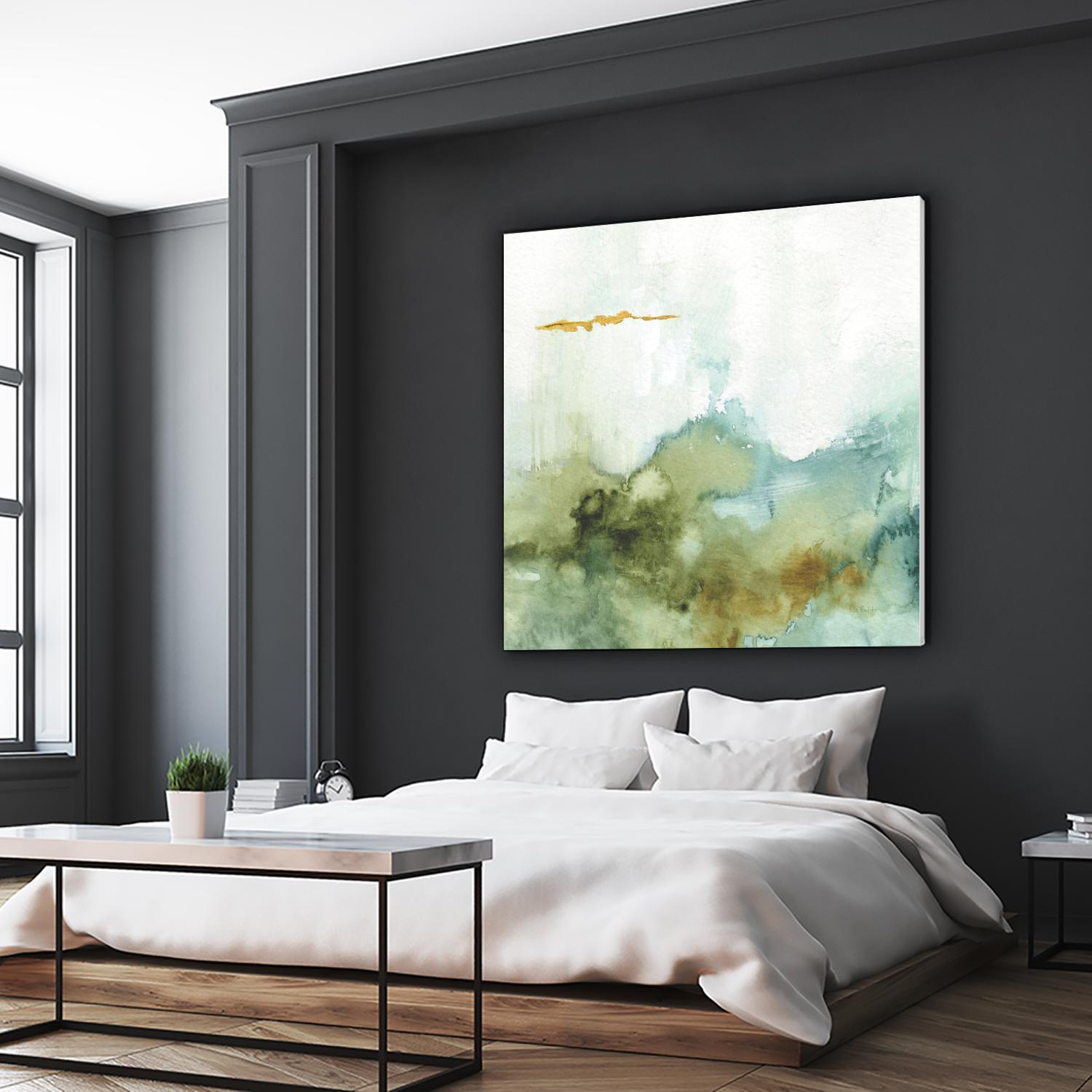 My Greenhouse Abstract III by Albena Hristova on GIANT ART - multi abstract gold