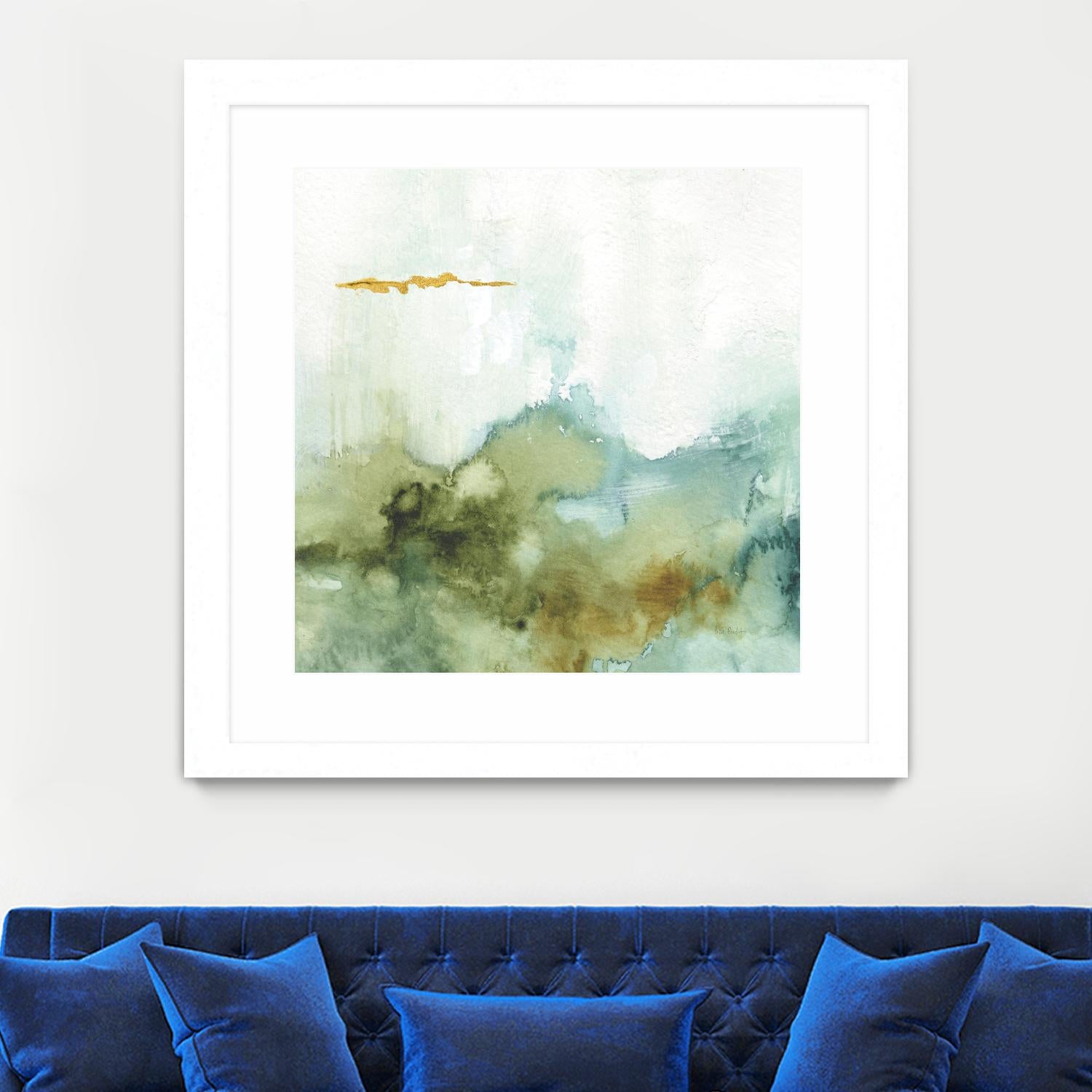 My Greenhouse Abstract III by Albena Hristova on GIANT ART - multi abstract gold