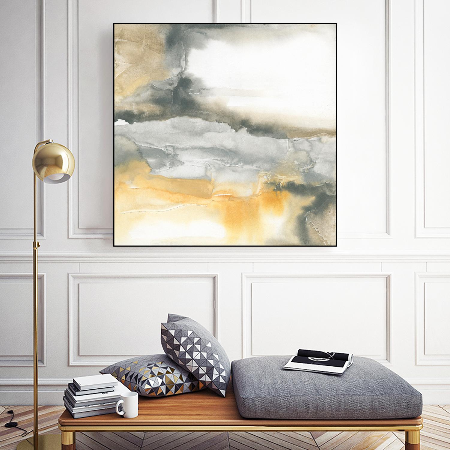 Minerals I by Chris Paschke on GIANT ART - grey abstract