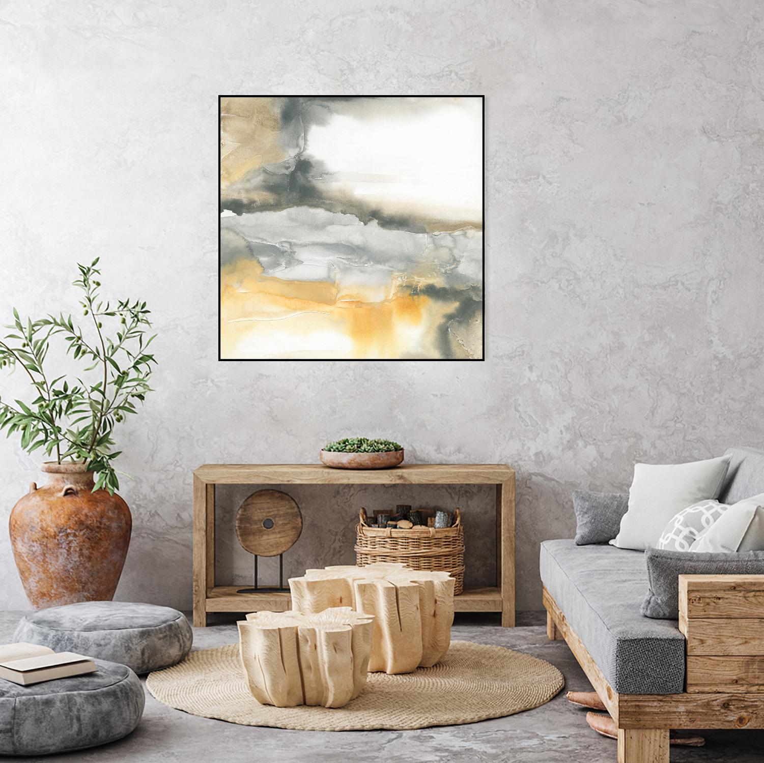 Minerals I by Chris Paschke on GIANT ART - grey abstract