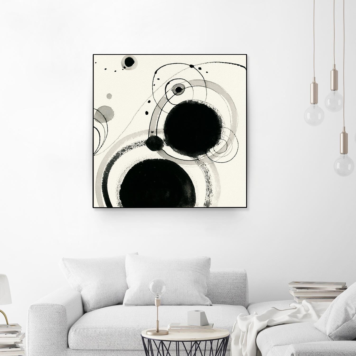 Planetary III by Shirley Novak on GIANT ART - beige abstract