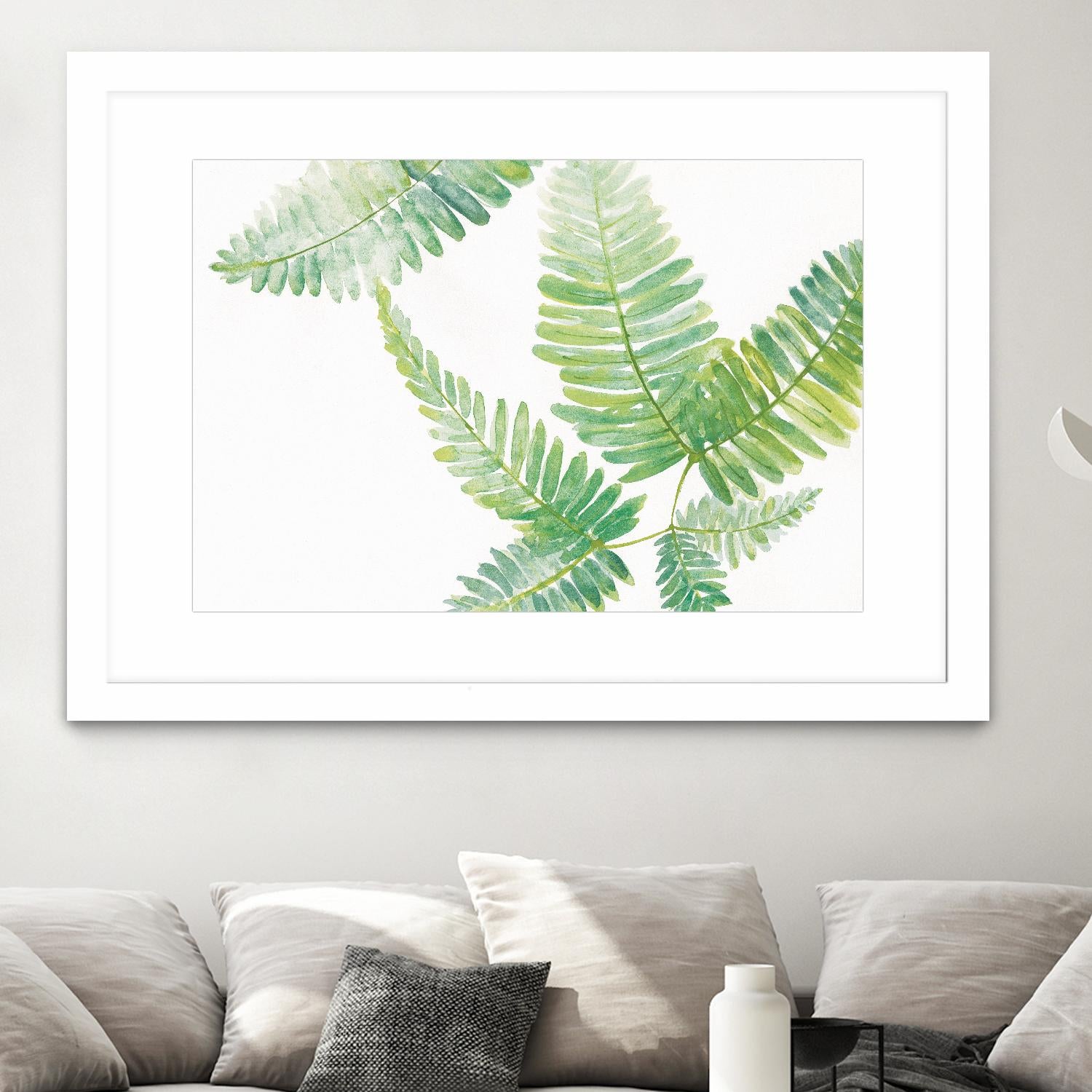 Ferns I by Chris Paschke on GIANT ART - green tropical