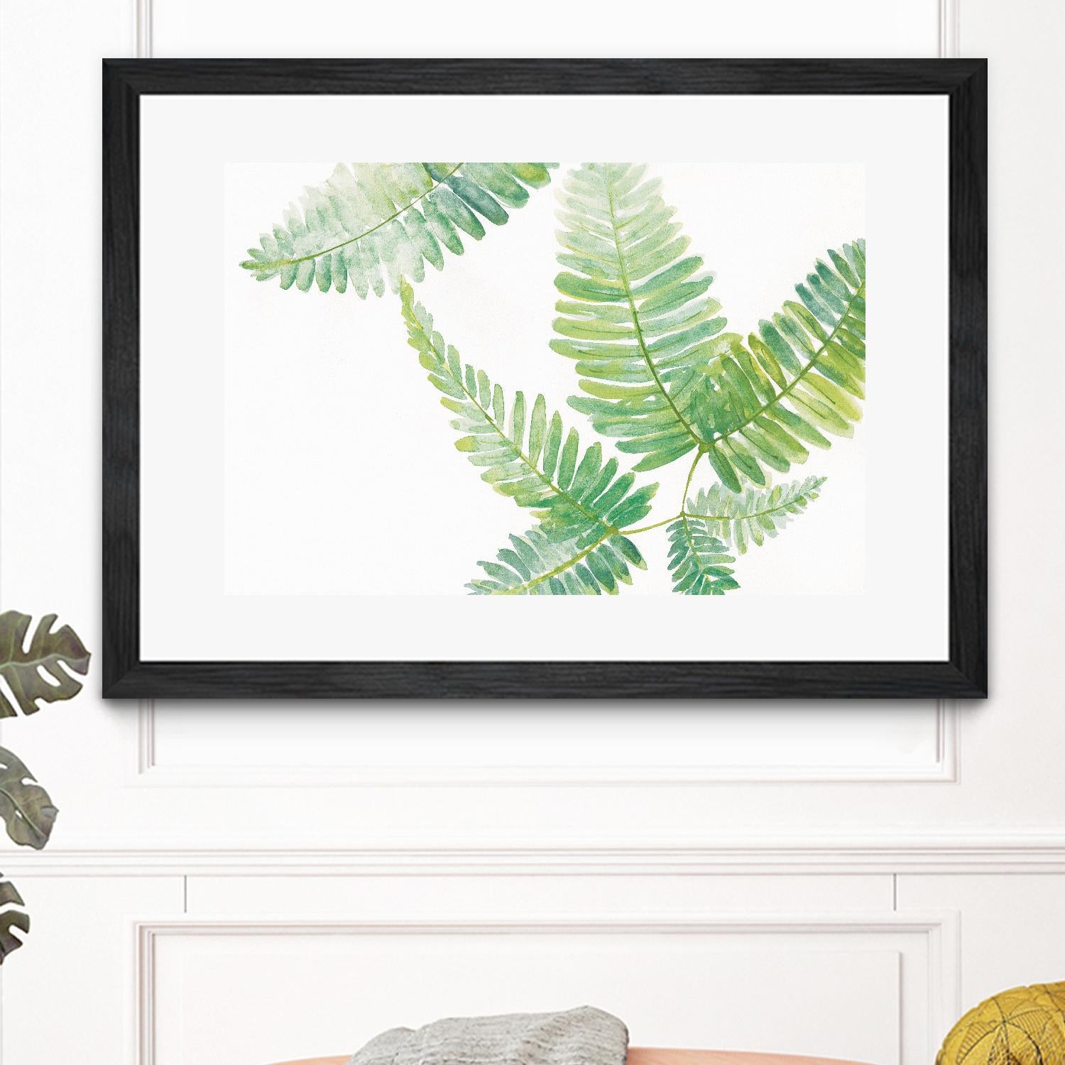 Ferns I by Chris Paschke on GIANT ART - green tropical