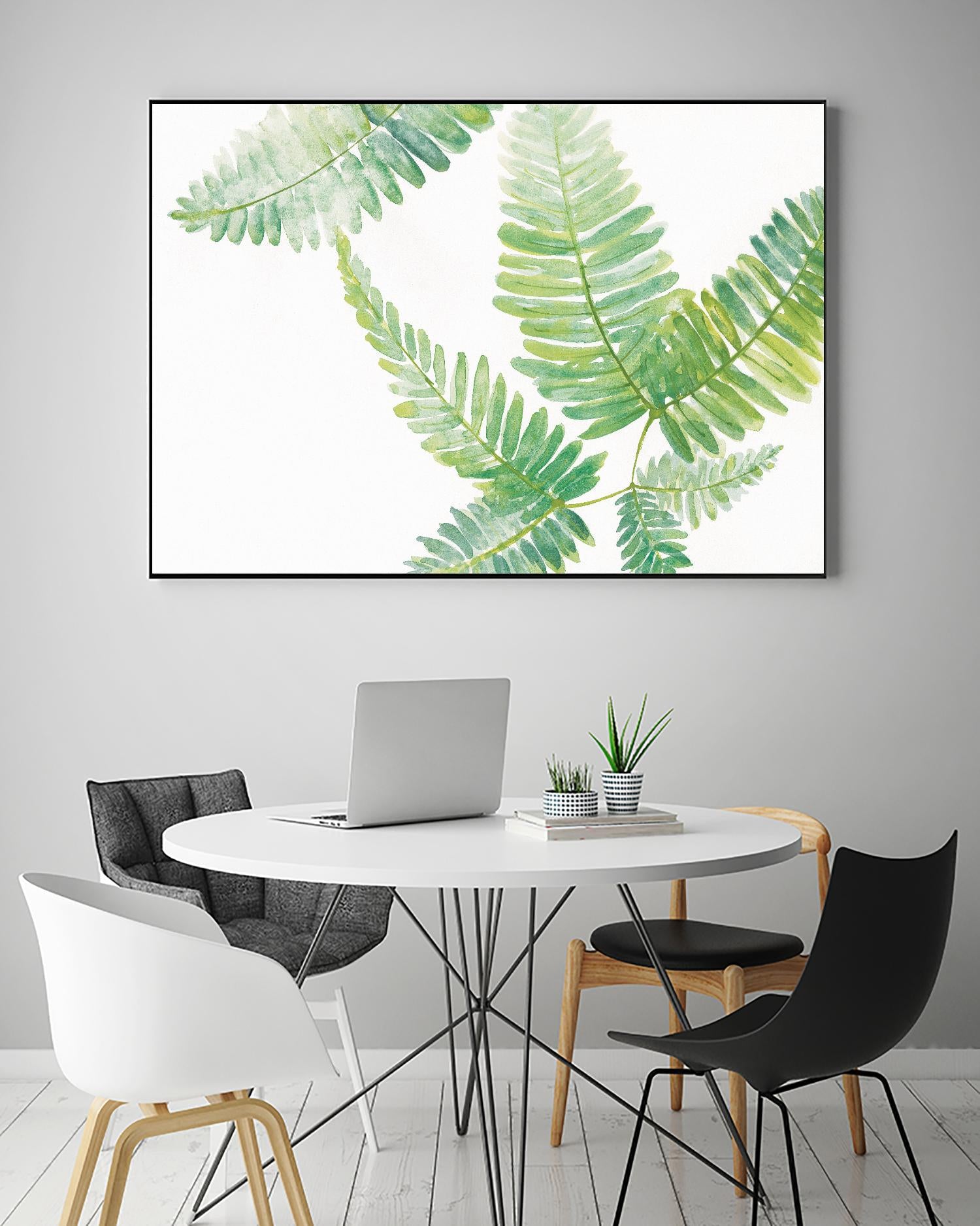 Ferns I by Chris Paschke on GIANT ART - green tropical