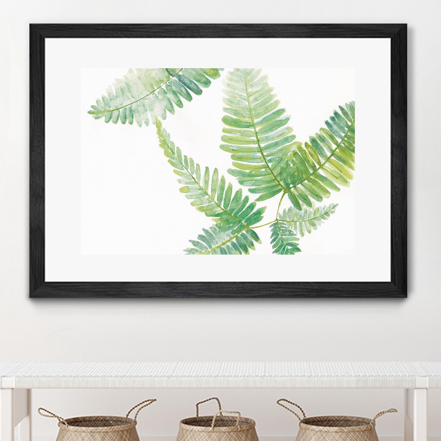 Ferns I by Chris Paschke on GIANT ART - green tropical