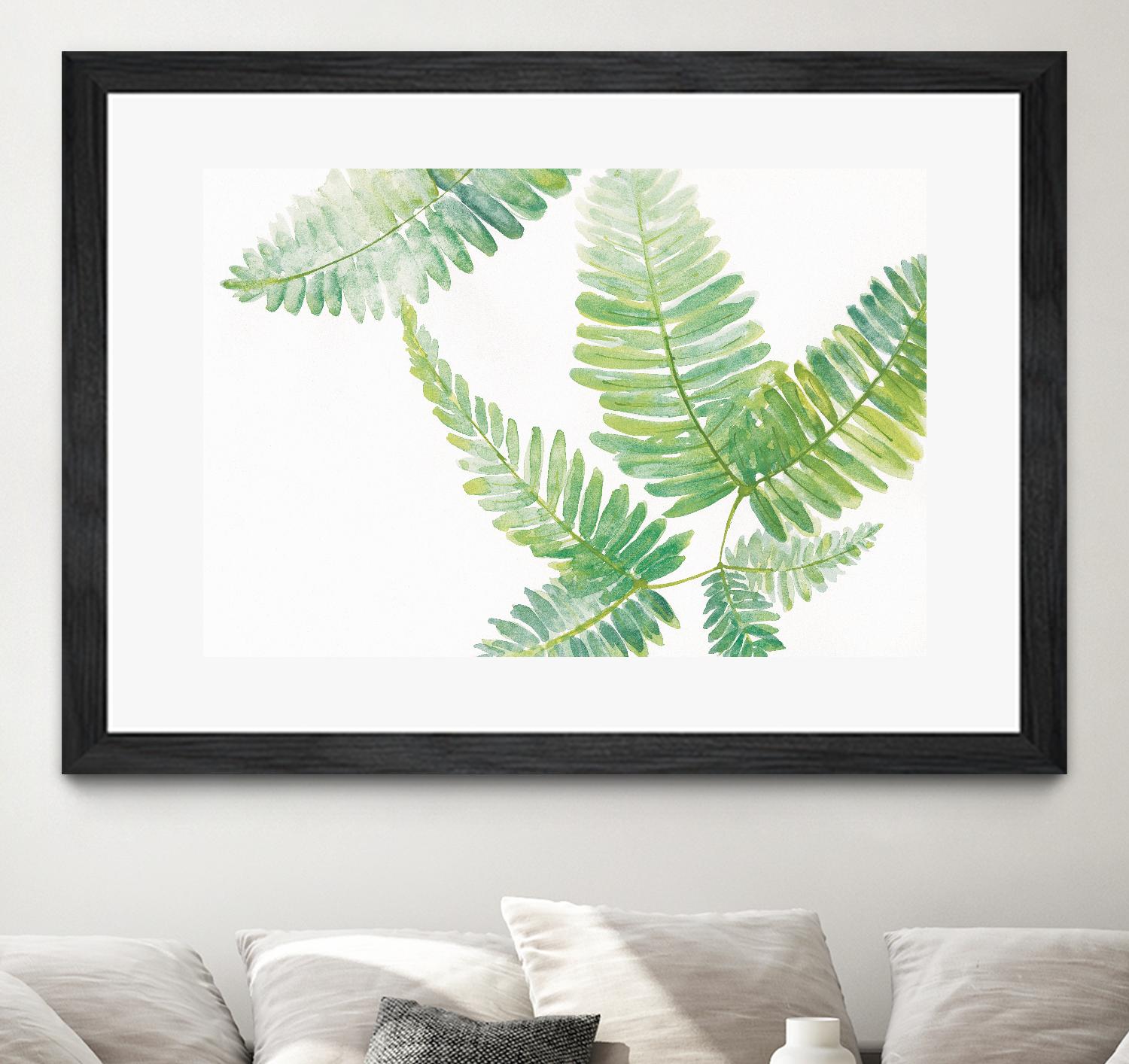 Ferns I by Chris Paschke on GIANT ART - green tropical