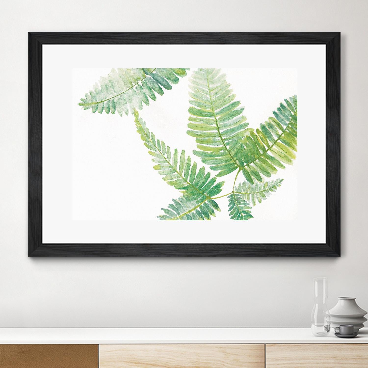 Ferns I by Chris Paschke on GIANT ART - green tropical