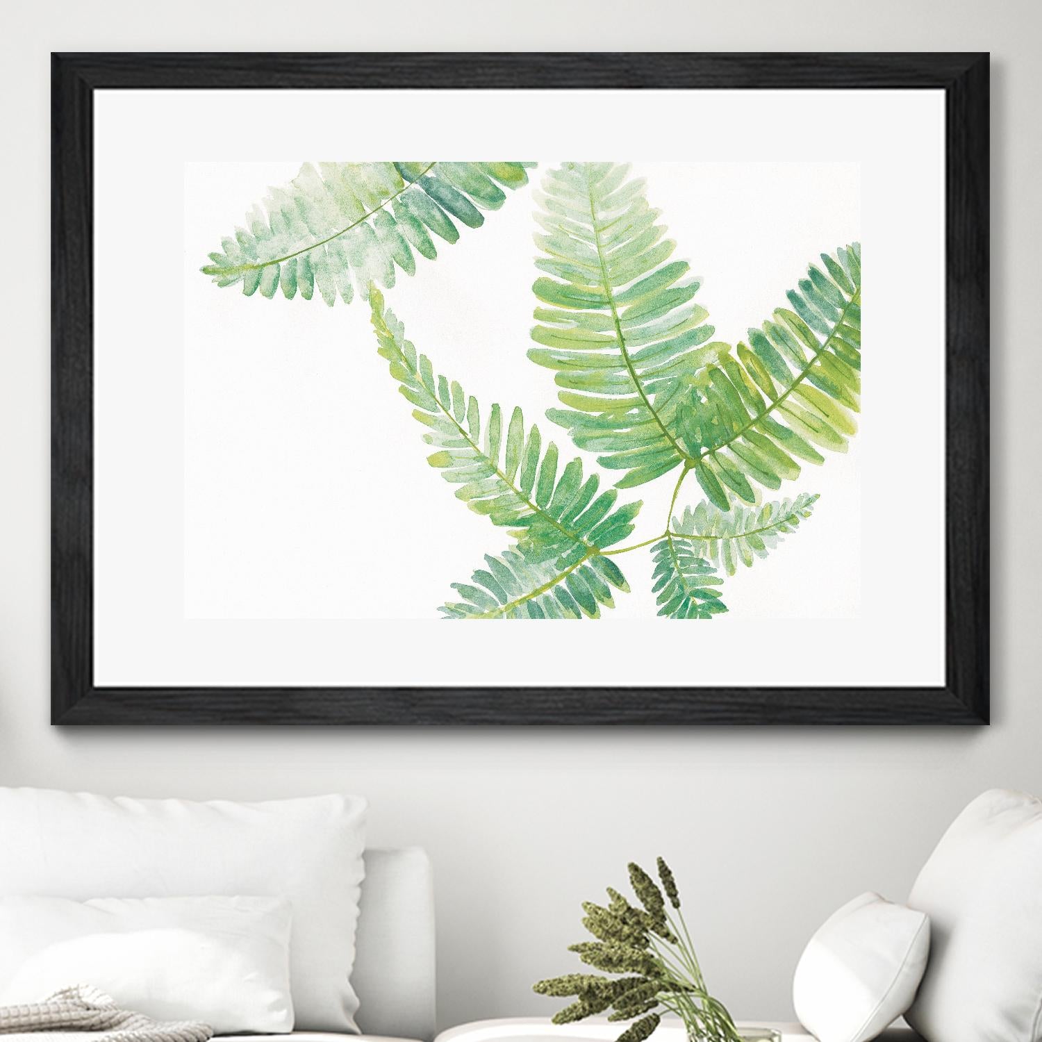 Ferns I by Chris Paschke on GIANT ART - green tropical