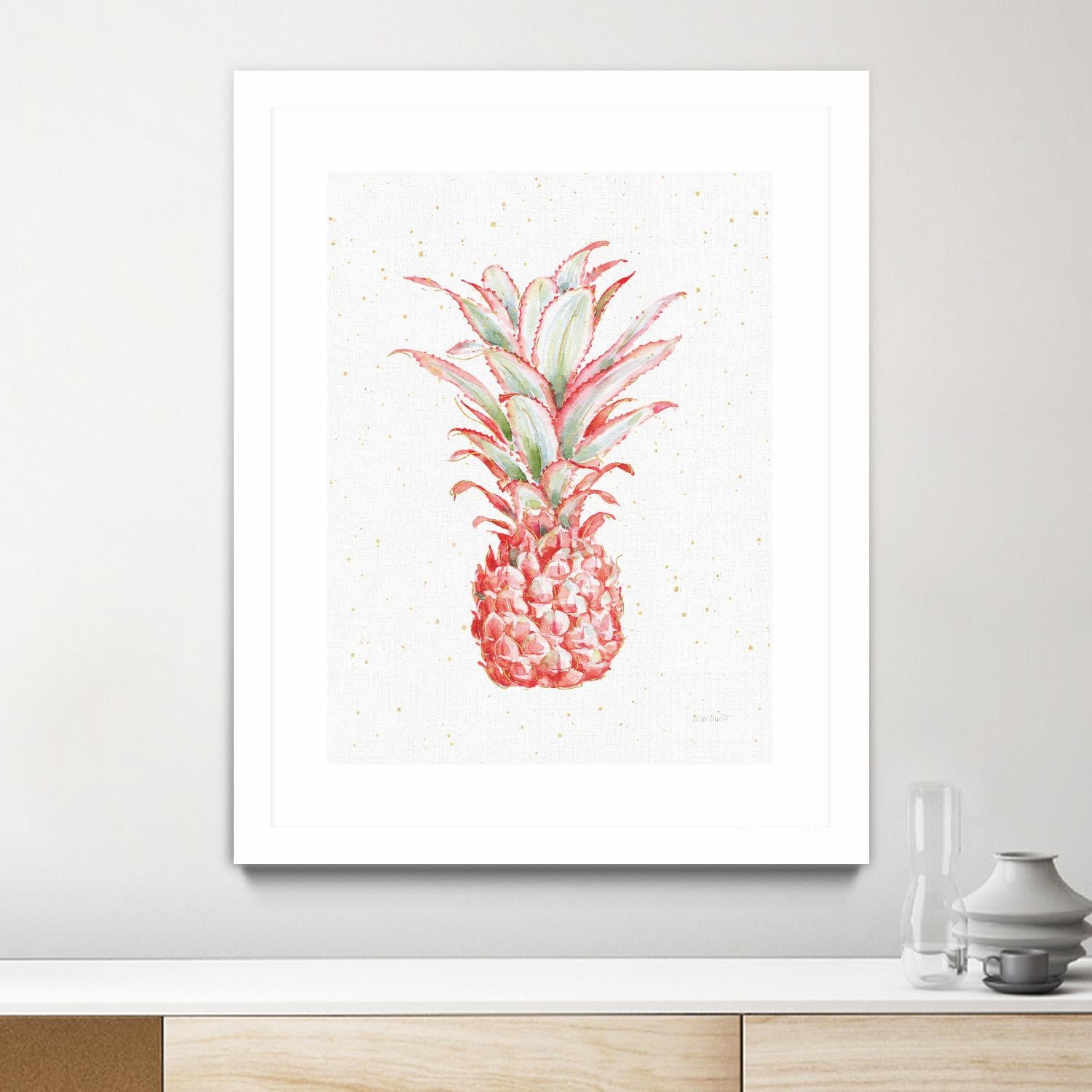 Gracefully Pink XII by Lisa Audit on GIANT ART - pink tropical