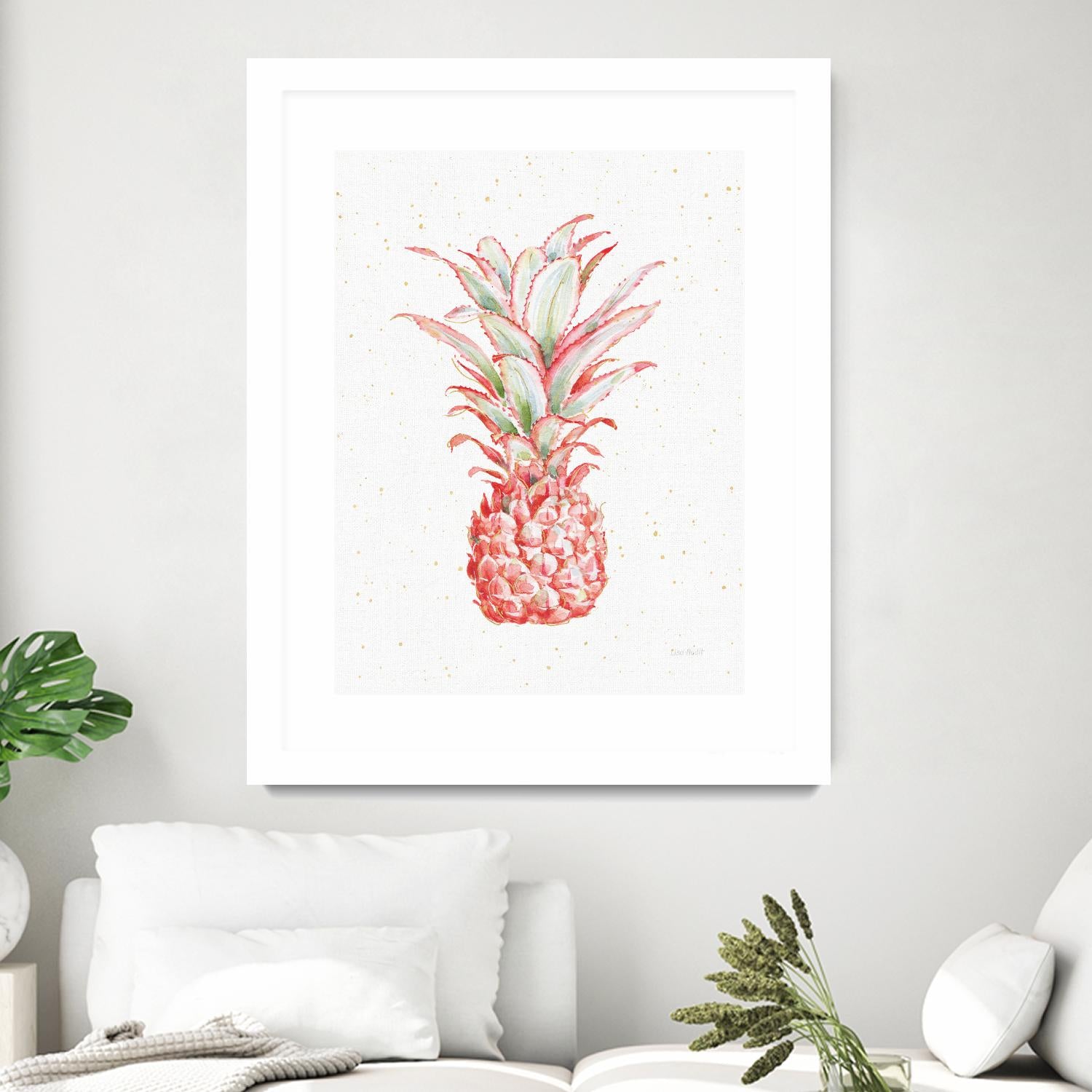 Gracefully Pink XII by Lisa Audit on GIANT ART - pink tropical