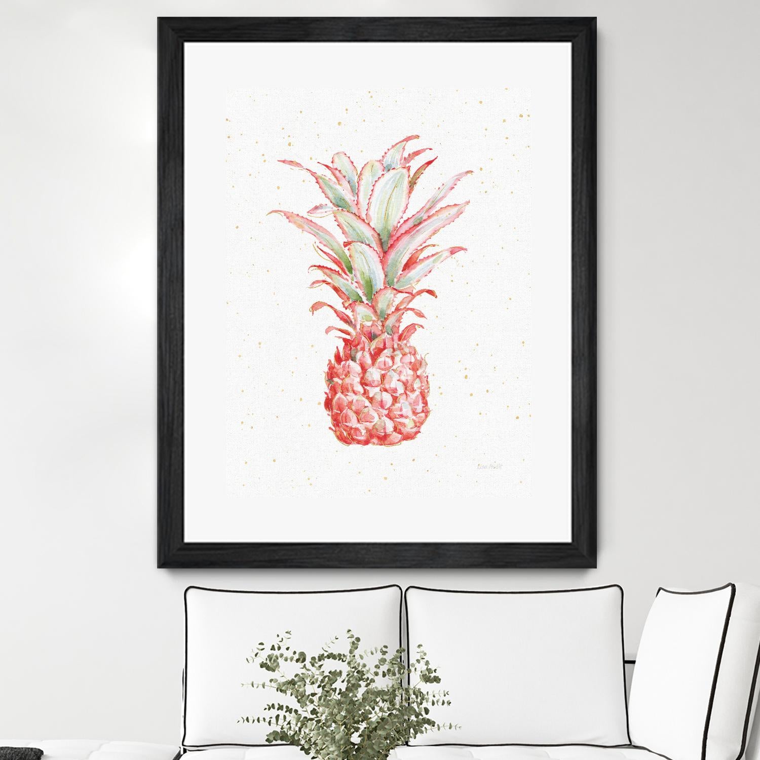 Gracefully Pink XII by Lisa Audit on GIANT ART - pink tropical