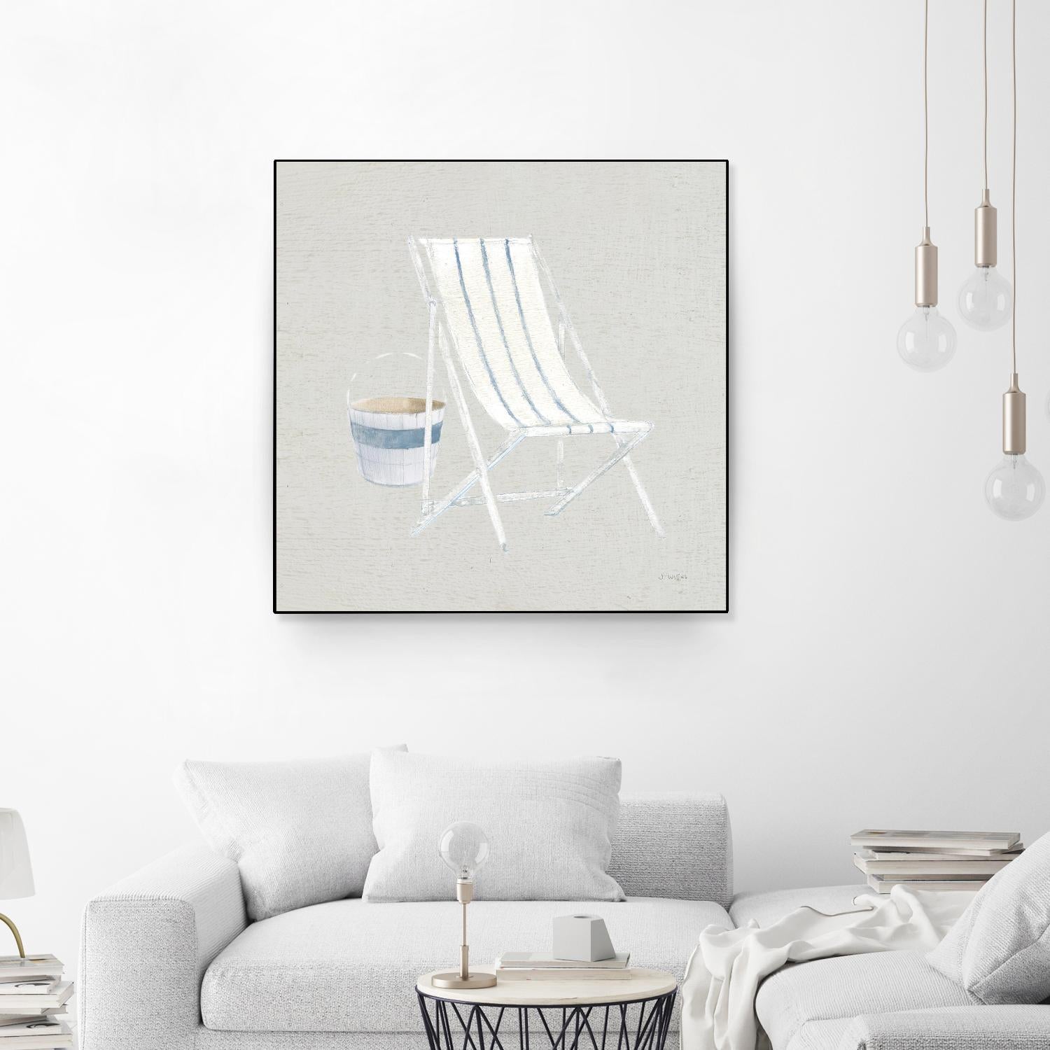 Serene Seaside III Tan by James Wiens on GIANT ART - multi coastal & nautical beach