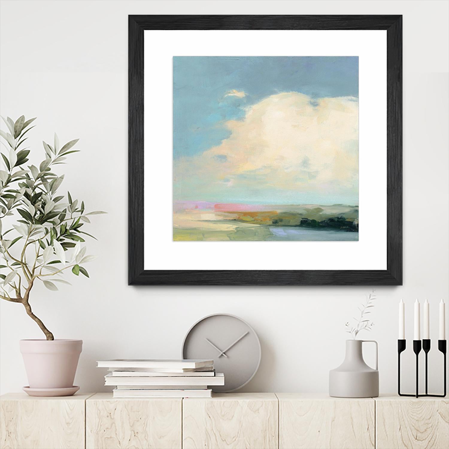 Colorful Horizon II by Julia Purinton on GIANT ART - multi abstract abstract