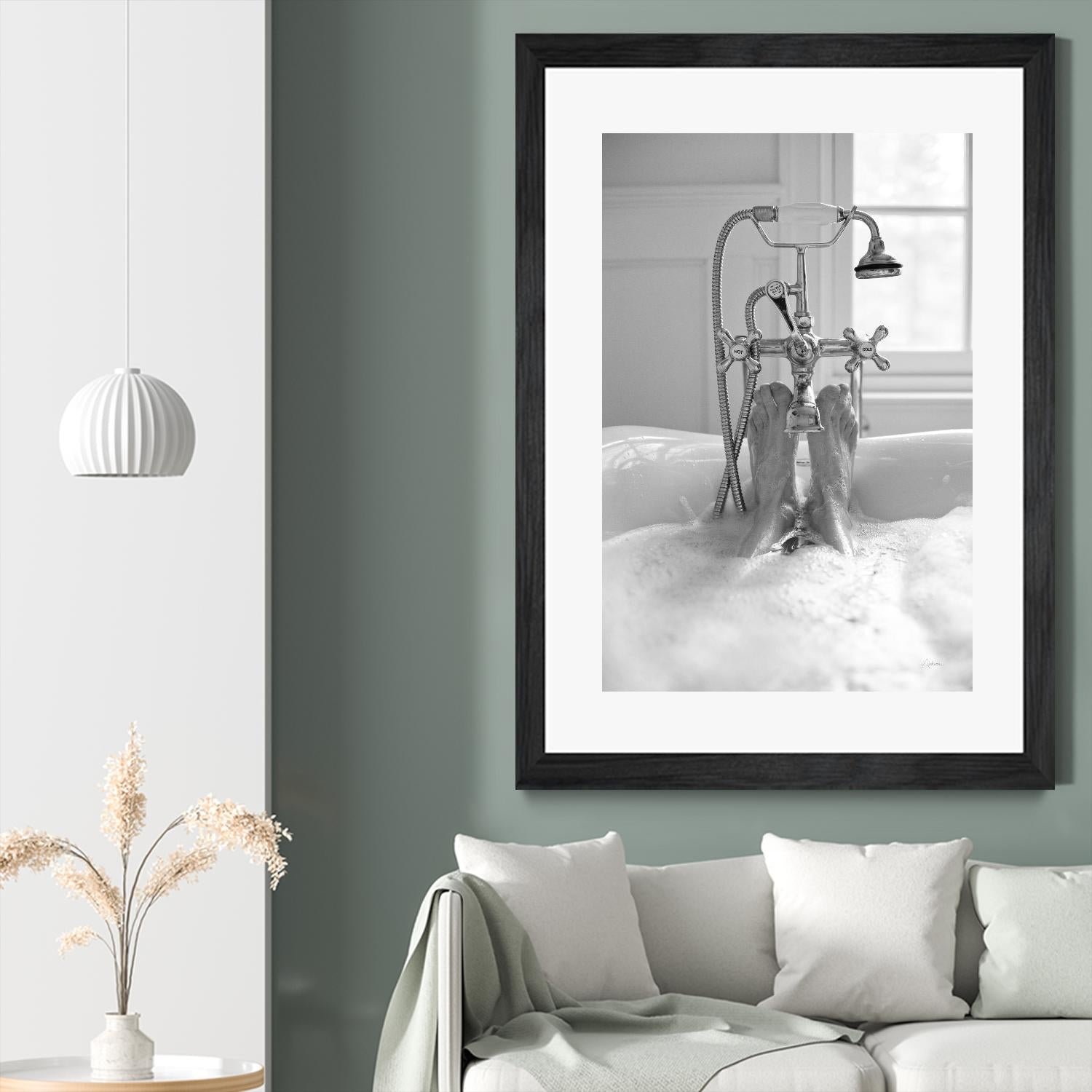 Bubble Bath I by Aledanda on GIANT ART - multi bath & laundry bath