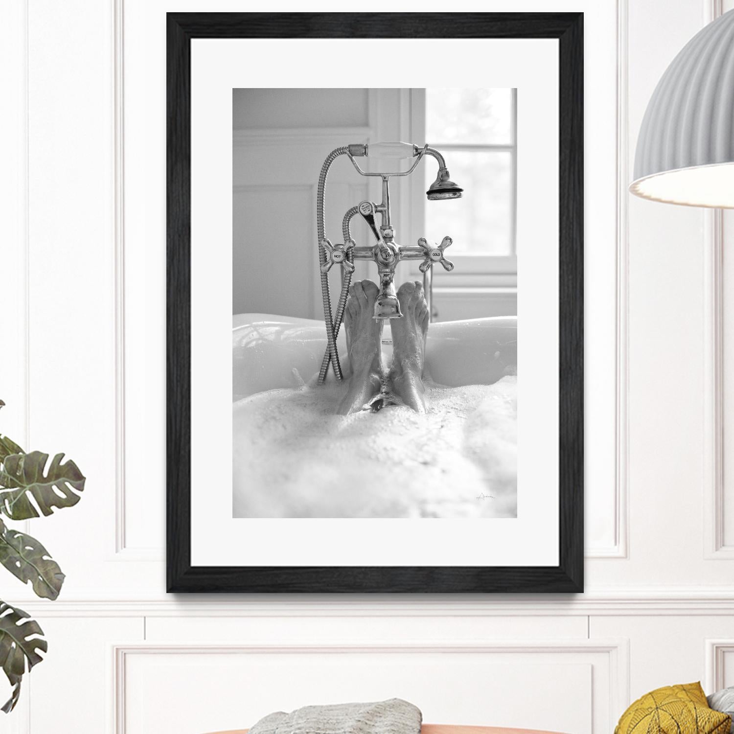 Bubble Bath I by Aledanda on GIANT ART - multi bath & laundry bath