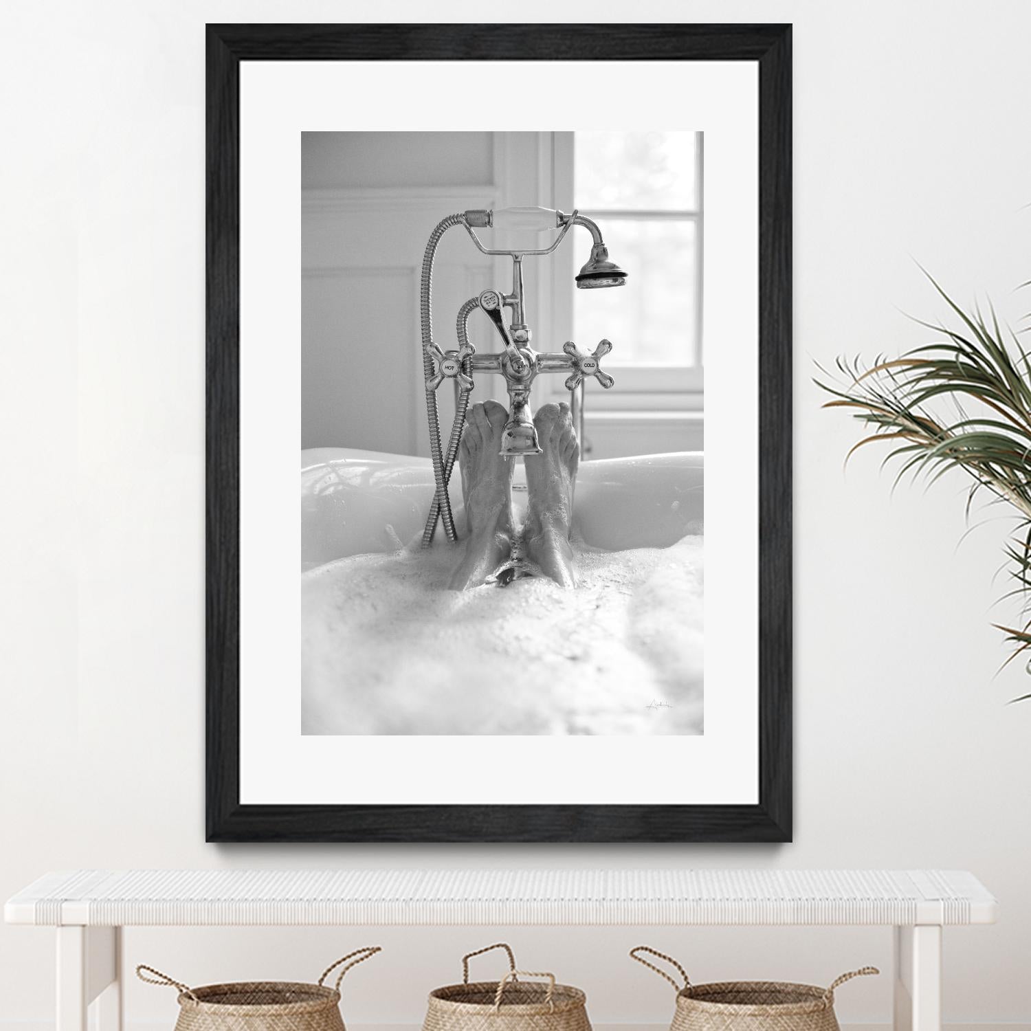 Bubble Bath I by Aledanda on GIANT ART - multi bath & laundry bath