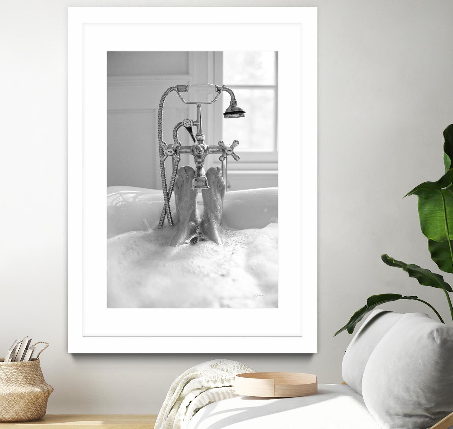 Bubble Bath I by Aledanda on GIANT ART - multi bath & laundry bath