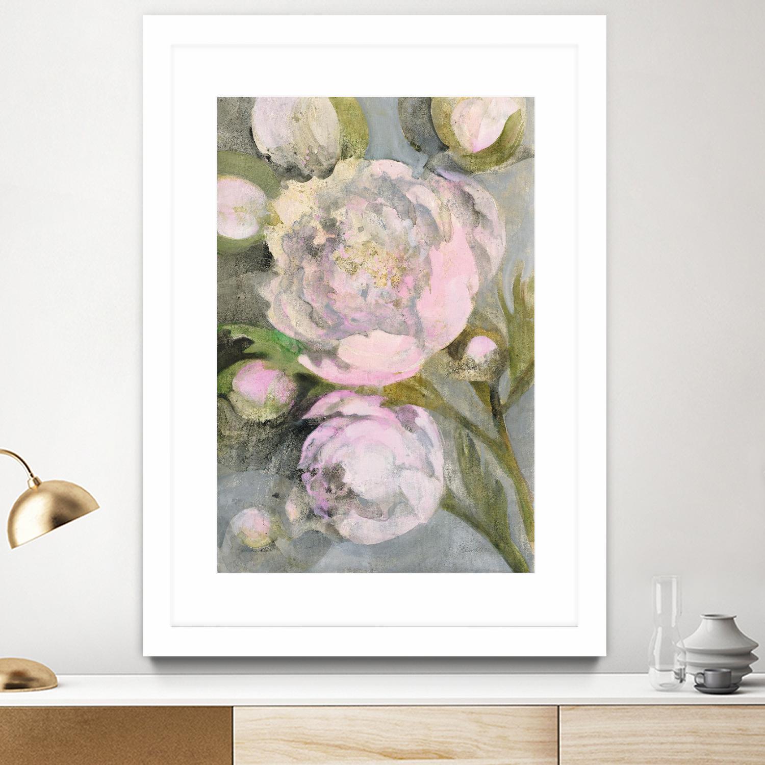 Favorite Peonies by Albena Hristova on GIANT ART - multi florals florals