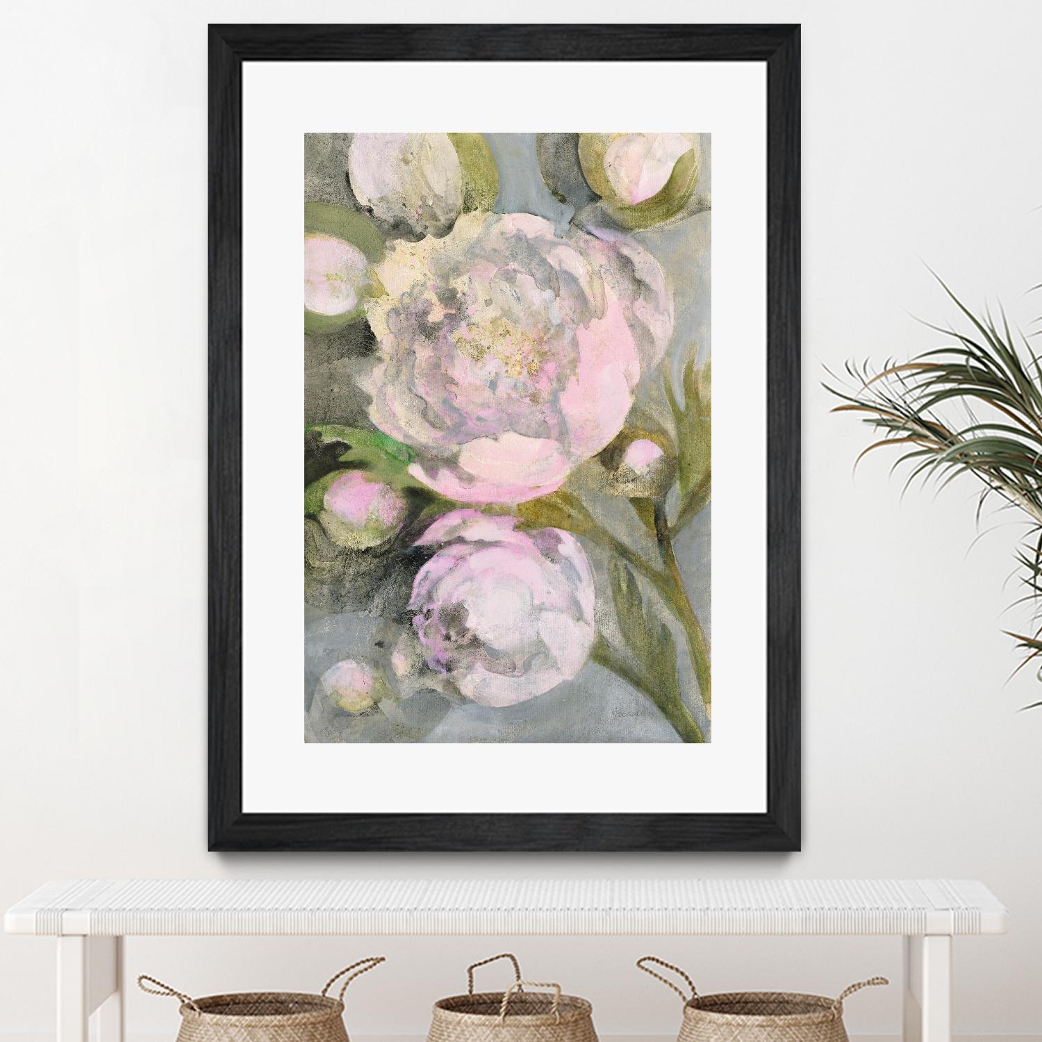 Favorite Peonies by Albena Hristova on GIANT ART - multi florals florals